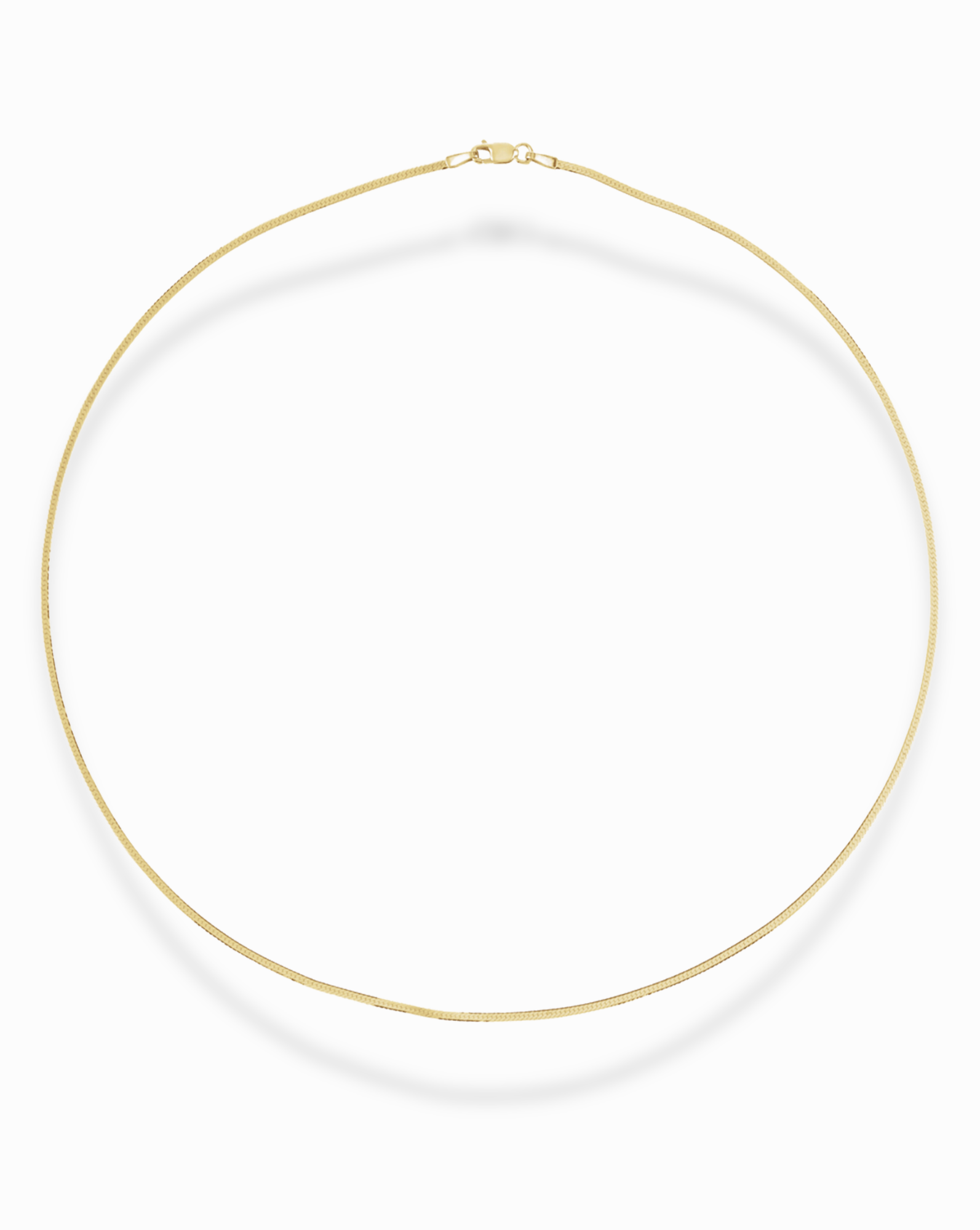 14k Caitlin Slim Herringbone Chain