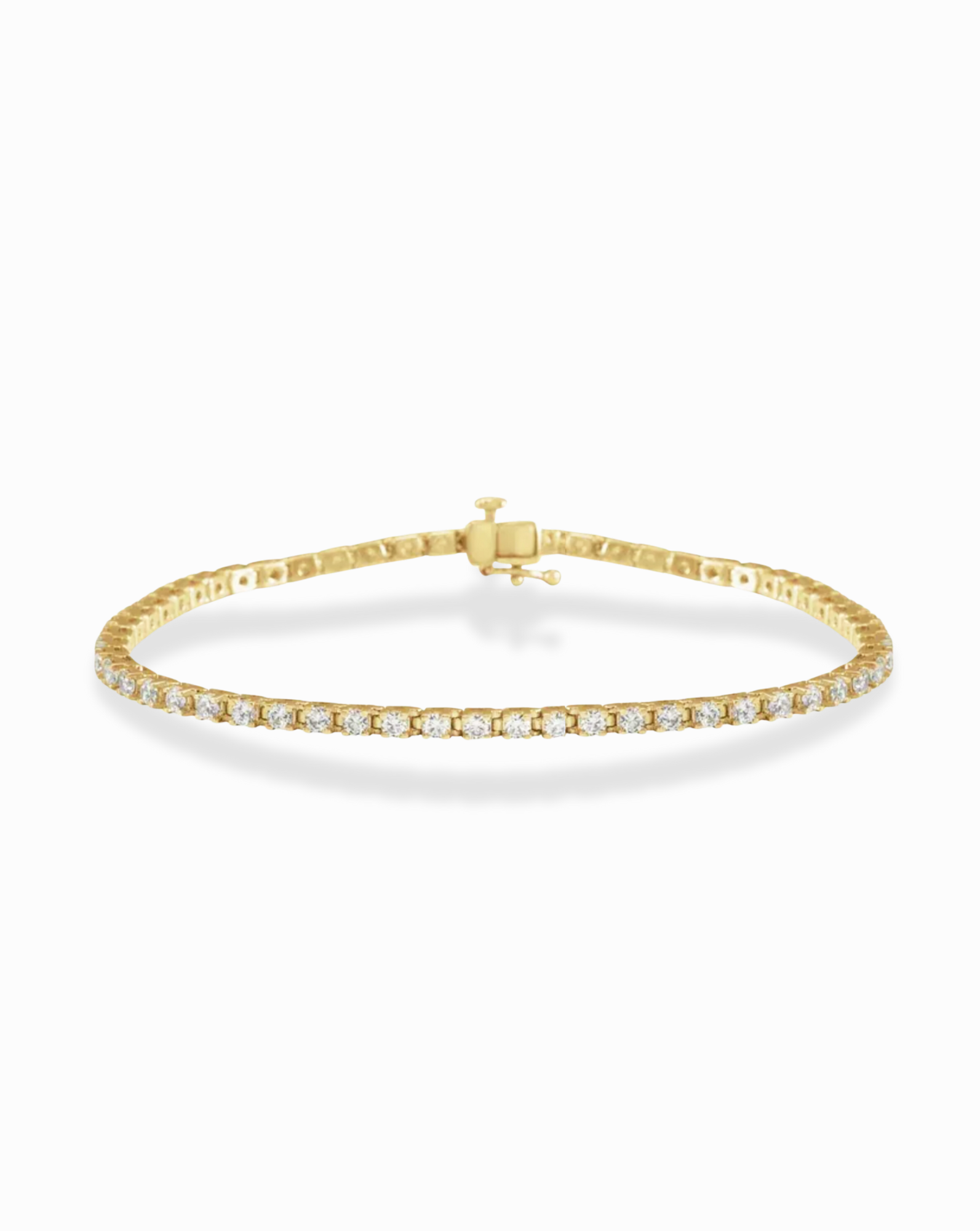 14k Lab Grown Diamond Tennis Bracelet - Mod + Jo - Jewelry built to last, advanced plating technology