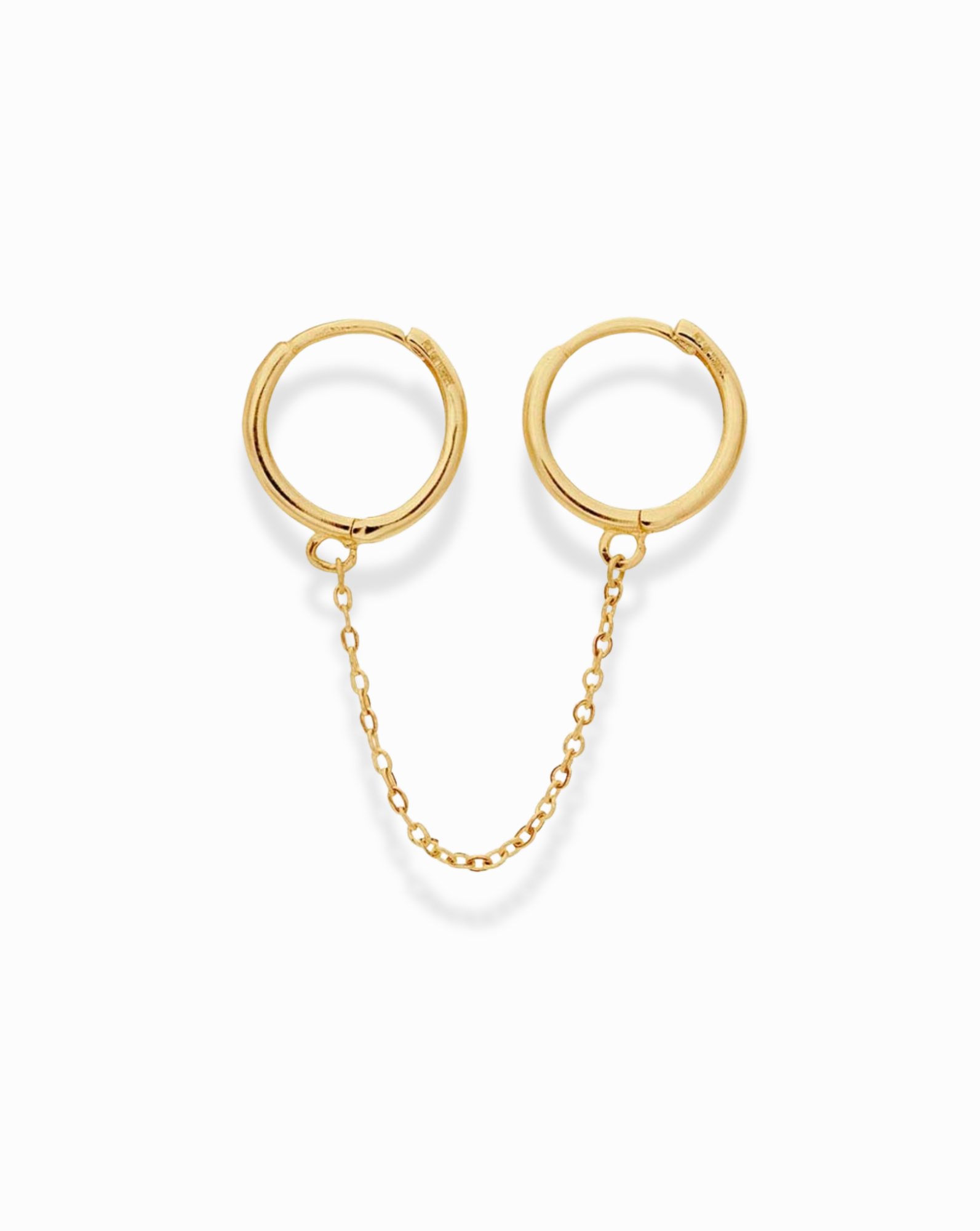 14k Eleanor Chain Duo Huggie