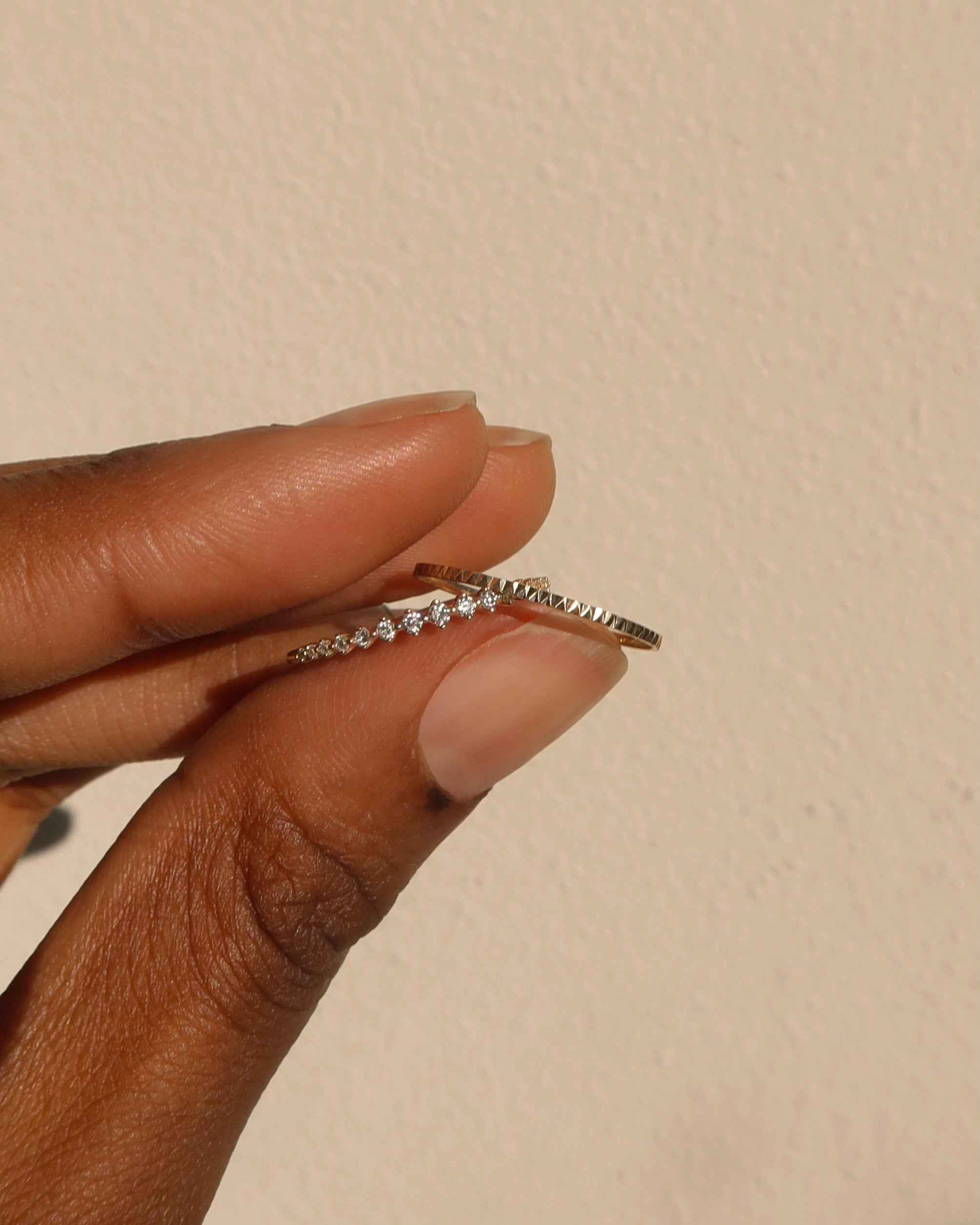 14k Demi Stacking Ring