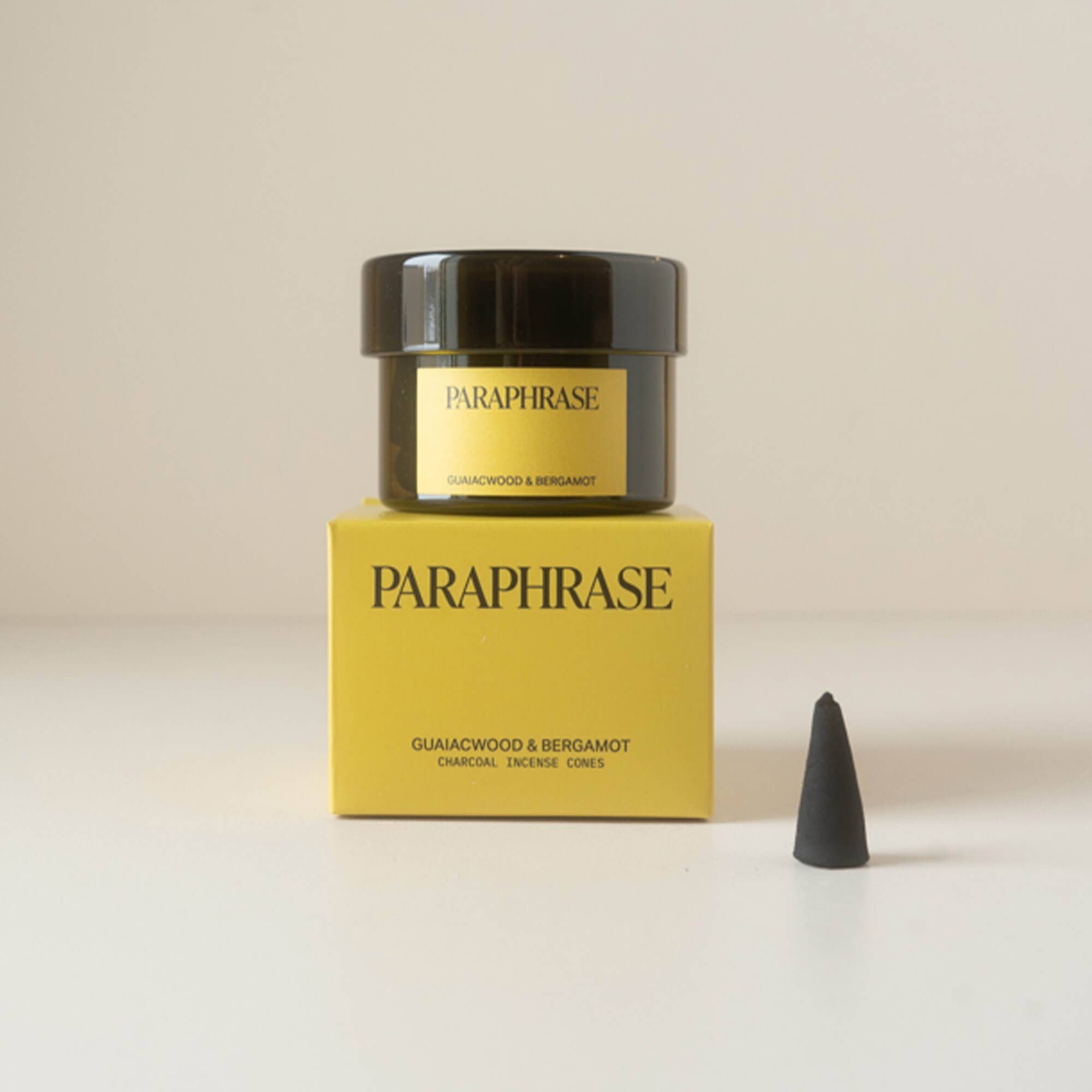 Guiacwood & Bergamot Incense Cones