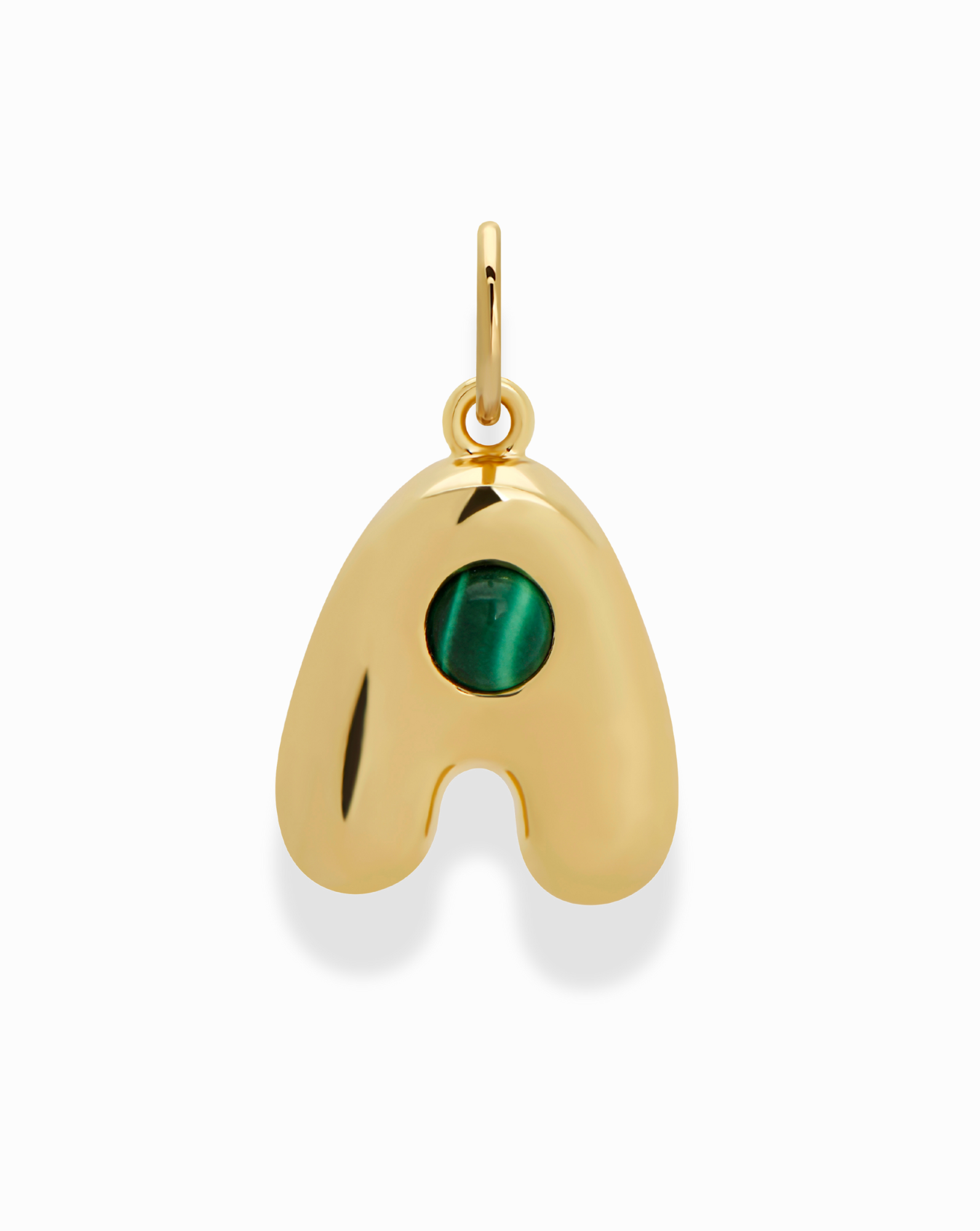 Thea Bubble Letter Charm