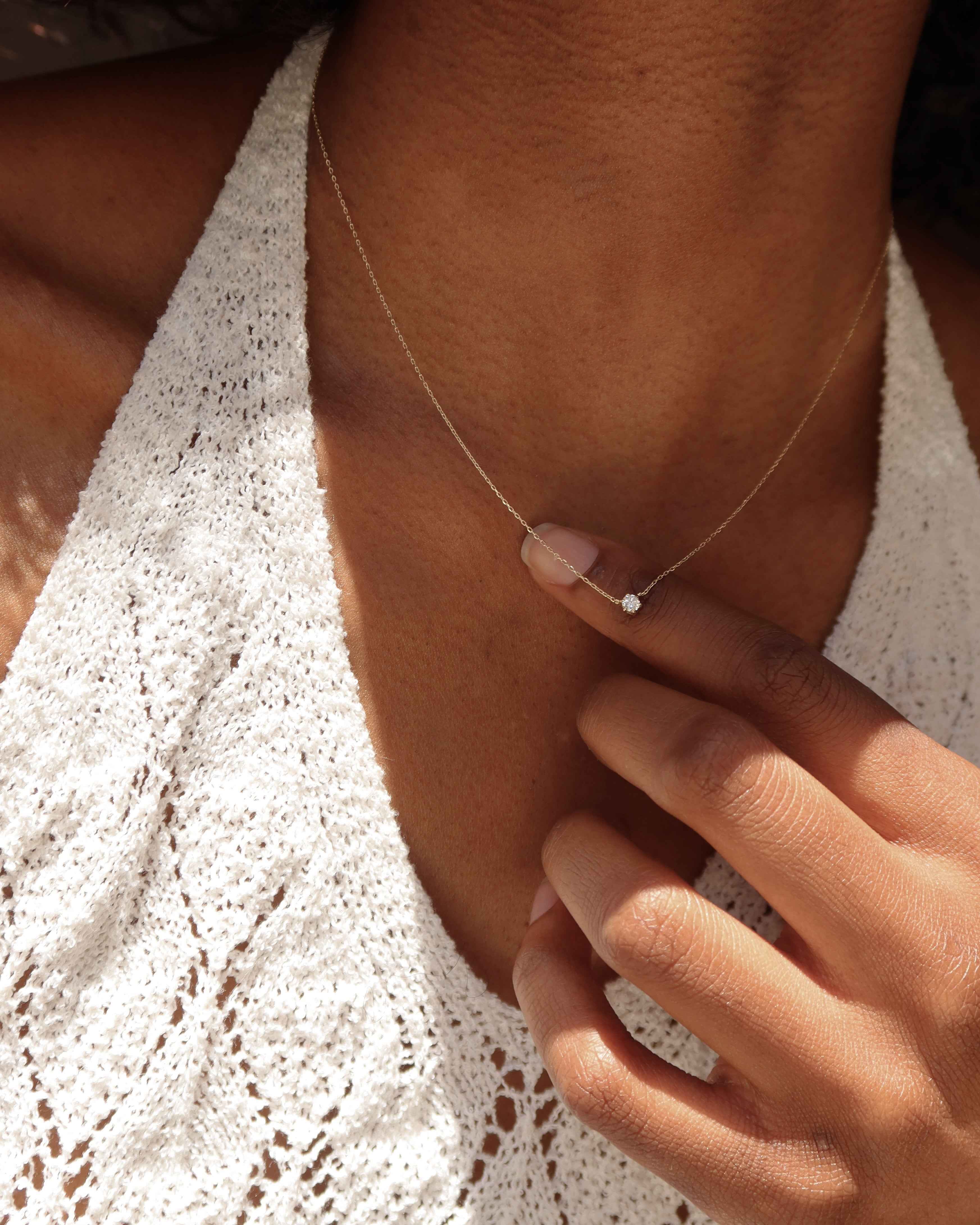 14k Chiara Diamond Necklace