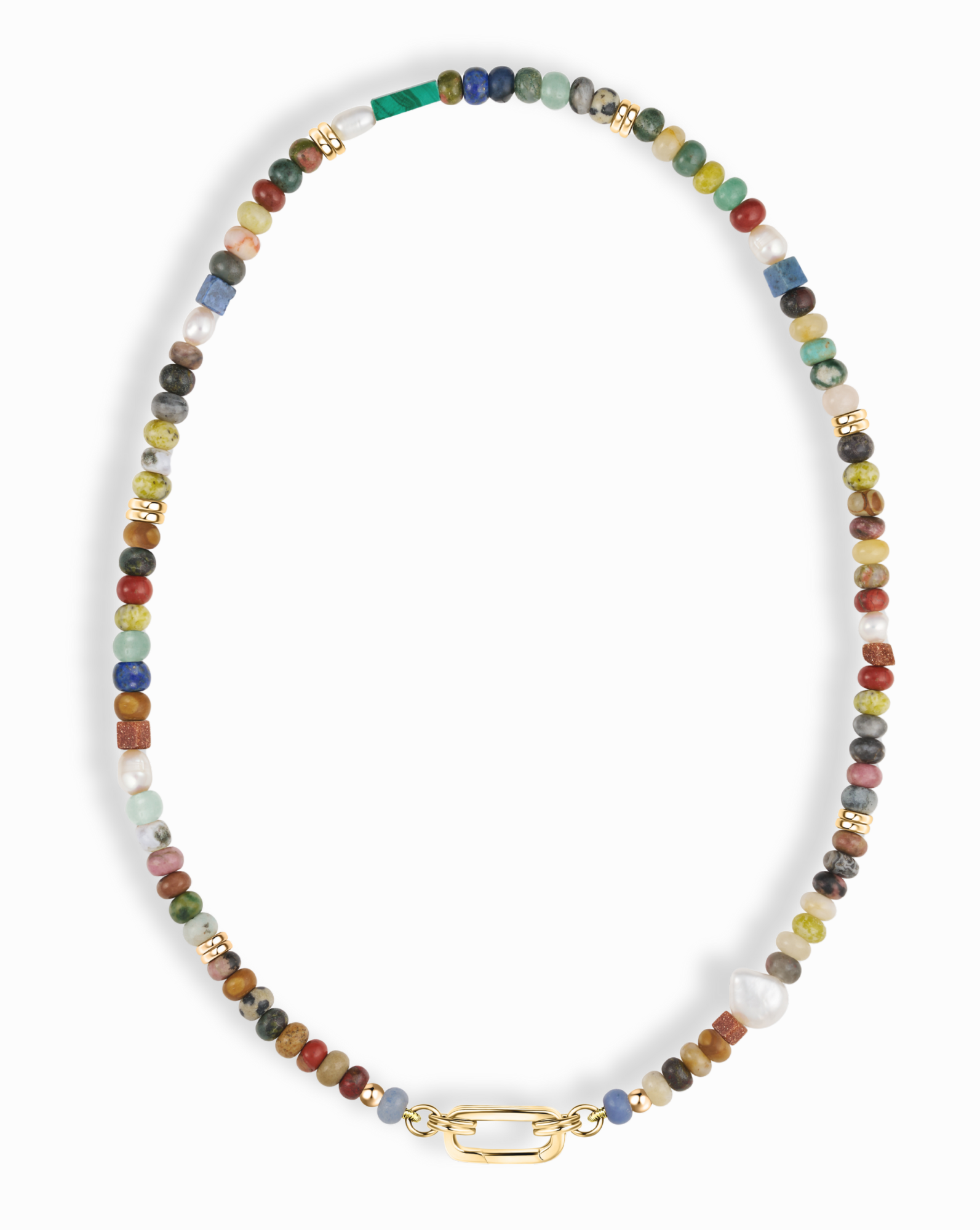 Andy Gemstone Necklace - Mod + Jo - Jewelry built to last, advanced plating technology