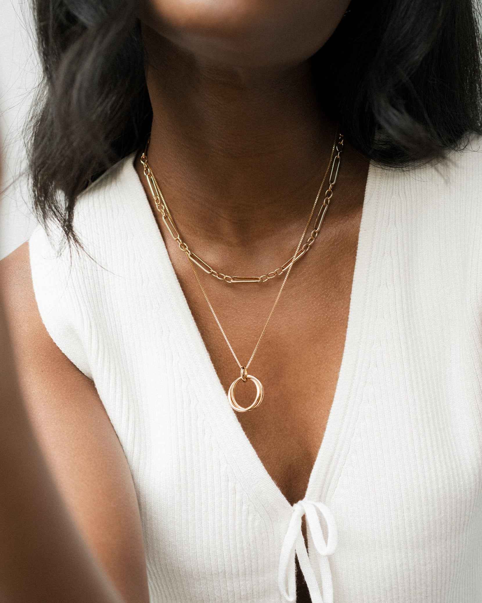 Callie Ring Pendant Necklace