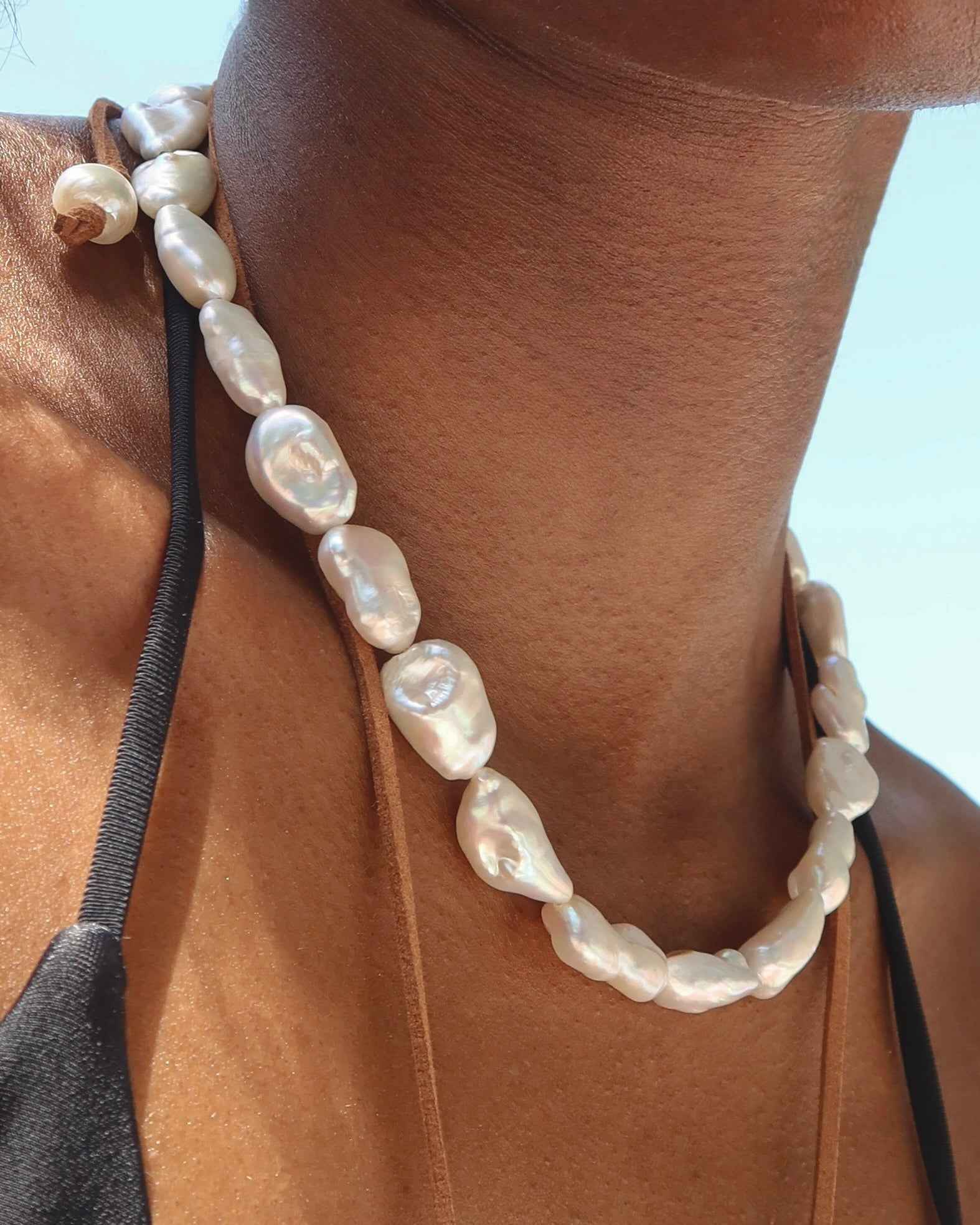 Delaney Statement Pearl Necklace