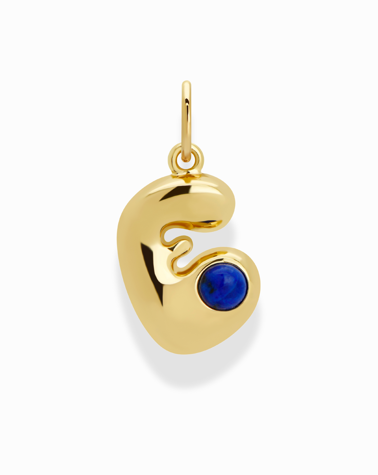 Thea Bubble Letter Charm