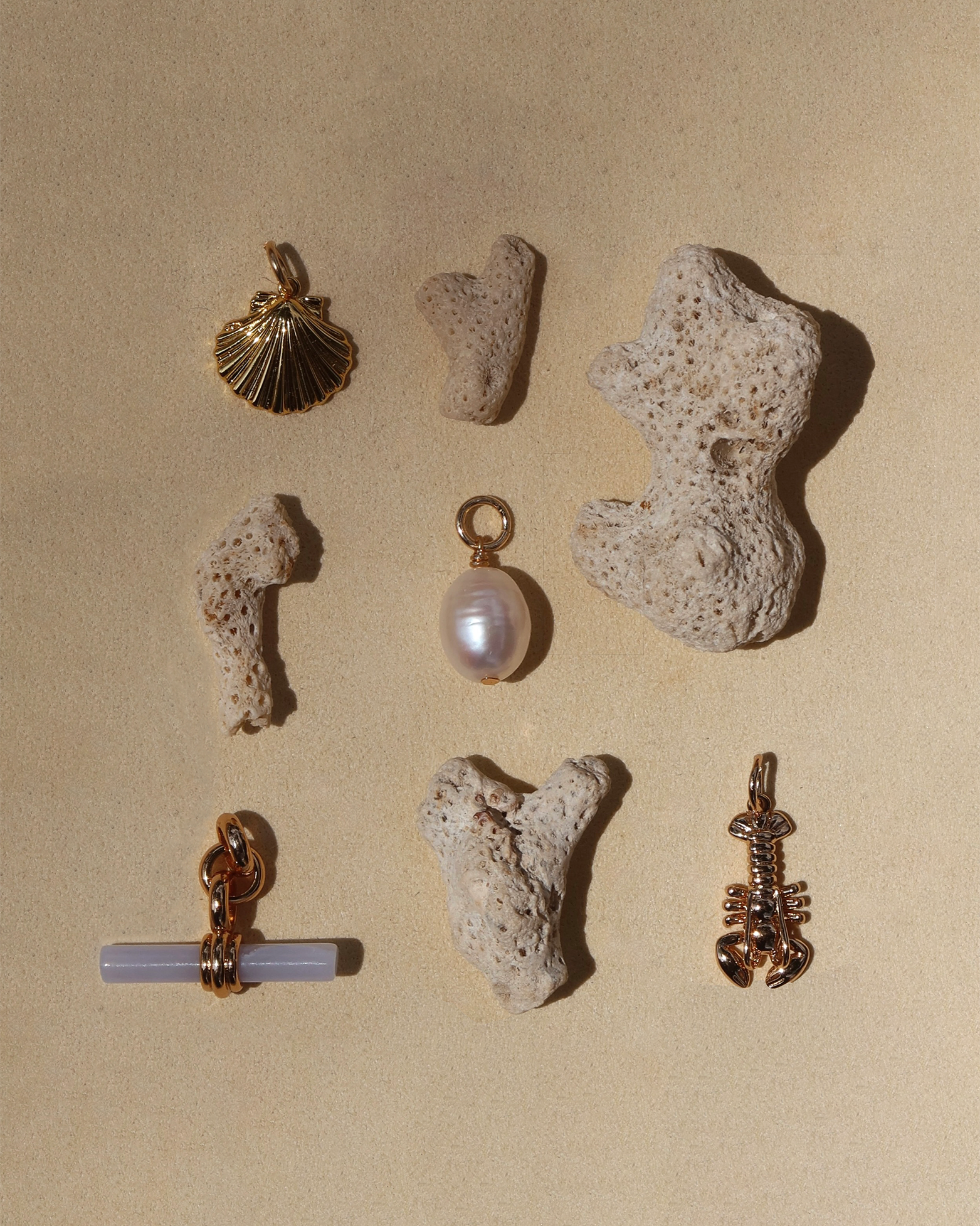Ethel Gemstone Toggle Charm