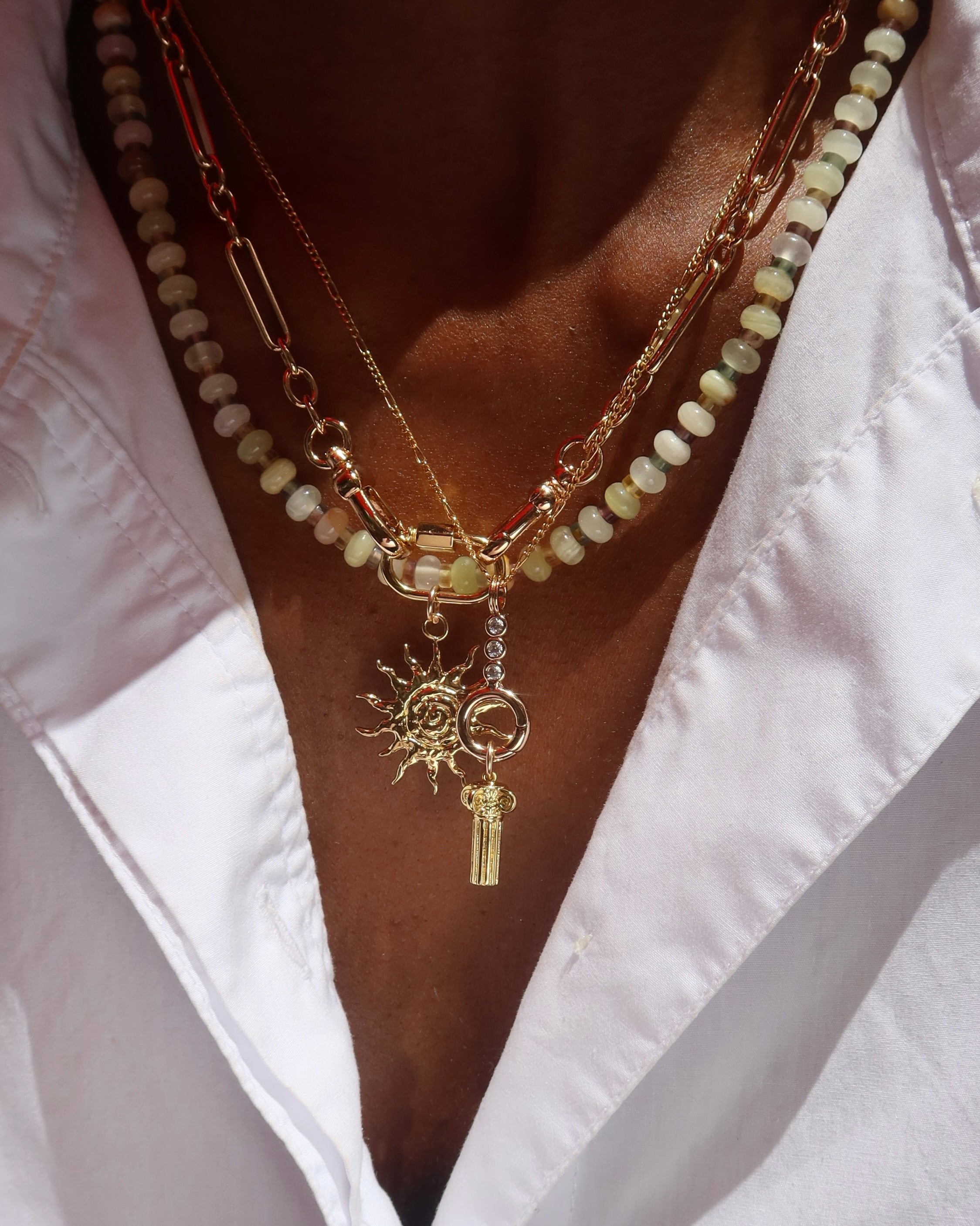 Petite Macey Gemstone Necklace