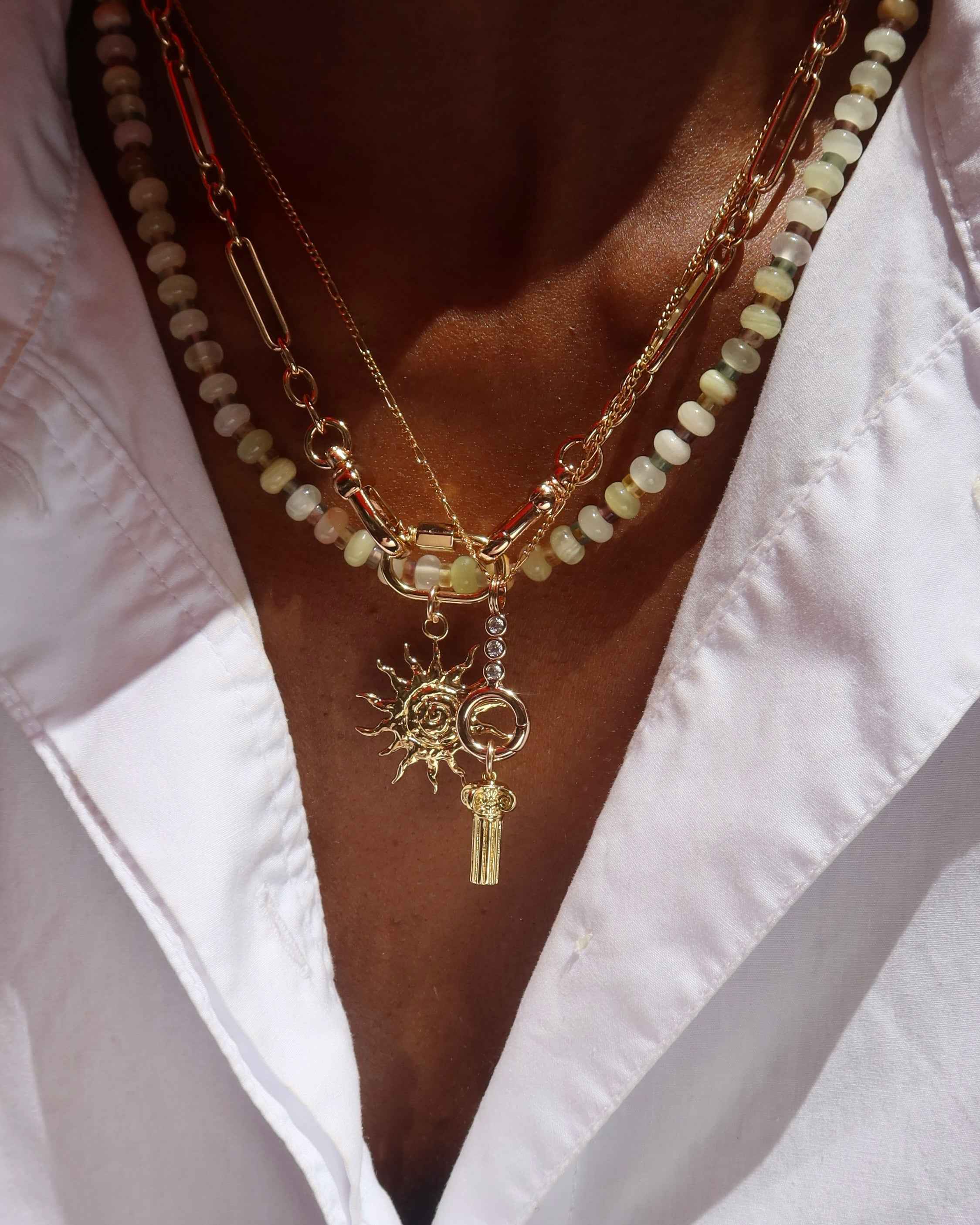 Petite Macey Gemstone Necklace