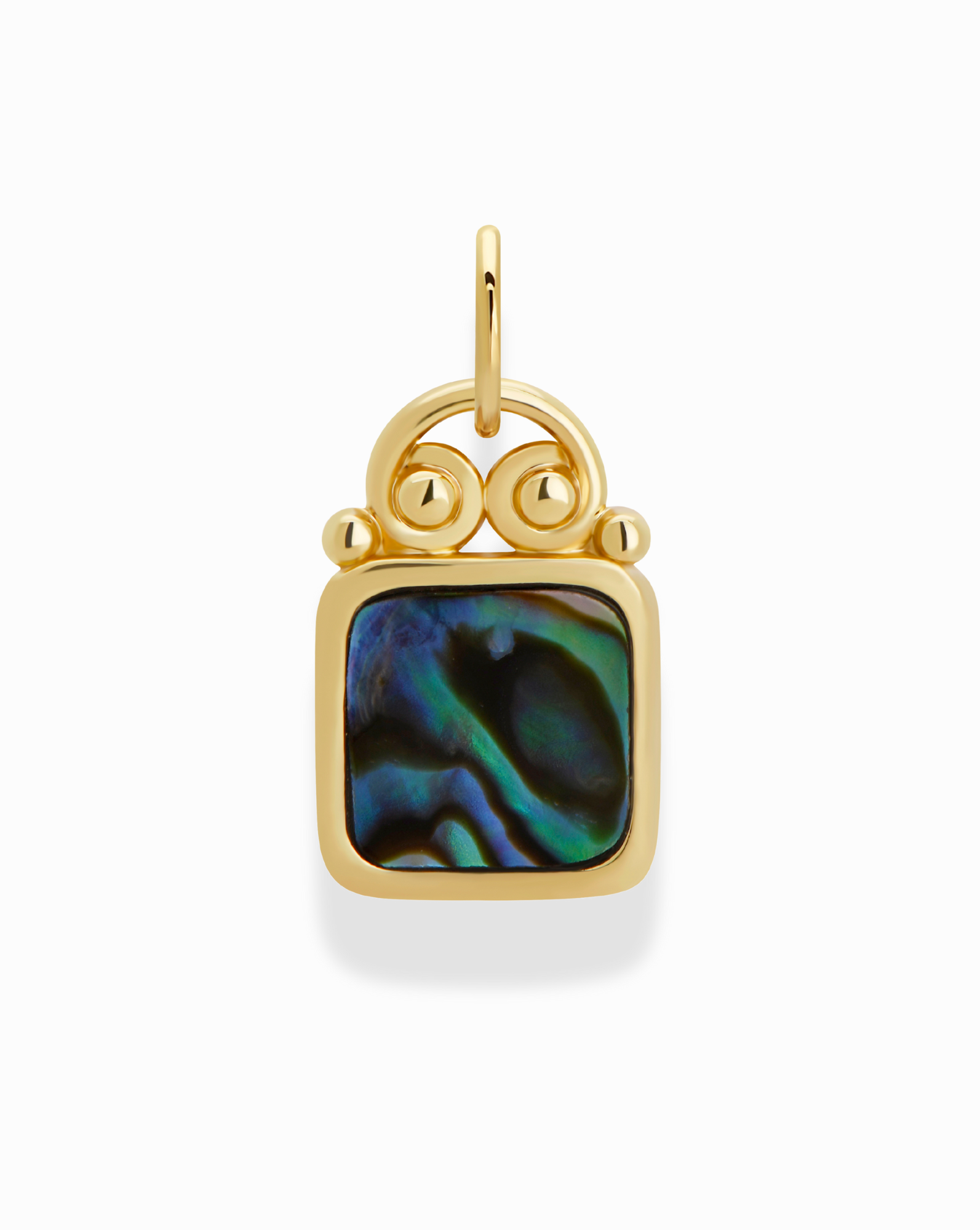 Ingrid Abalone Shell Charm - Mod + Jo - Jewelry built to last, advanced plating technology