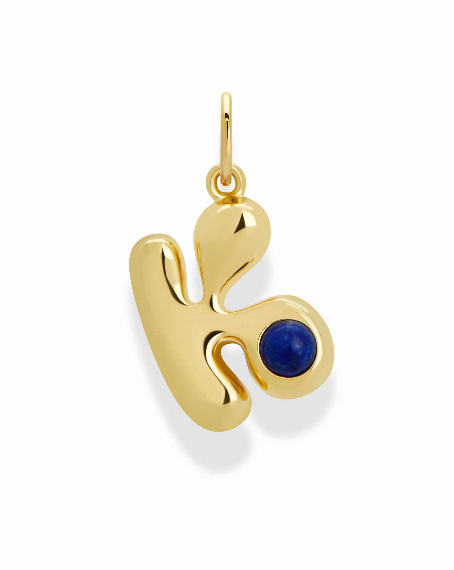 Thea Bubble Letter Charm