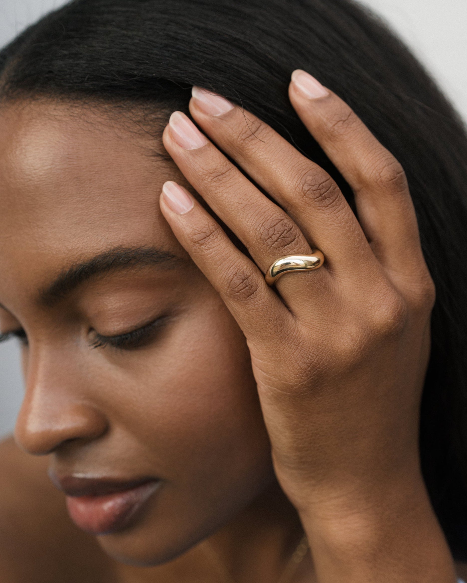 14k Lexi Wave Dome Ring