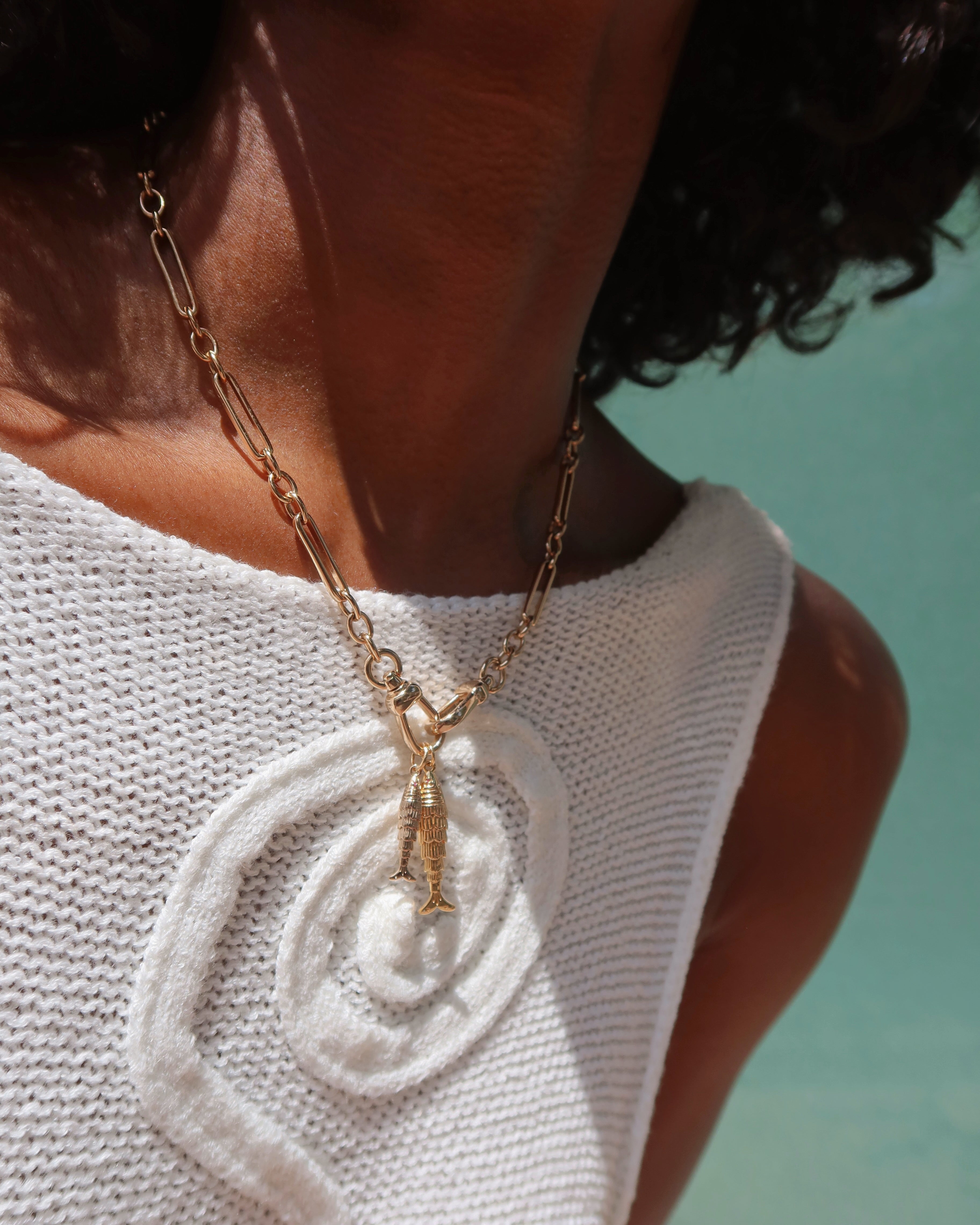Petite Shia Fish Charm