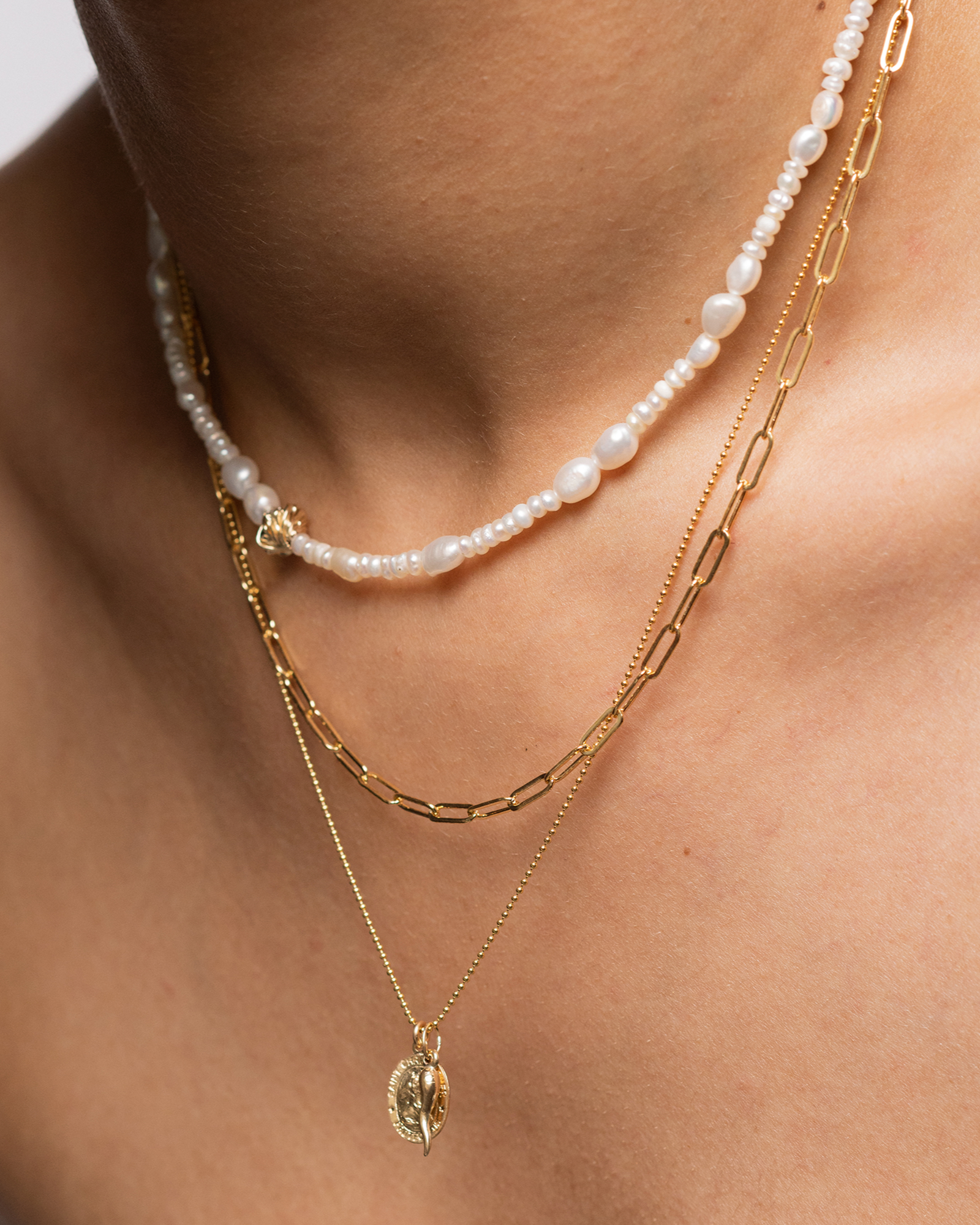 Charlie Paperclip Chain Necklace