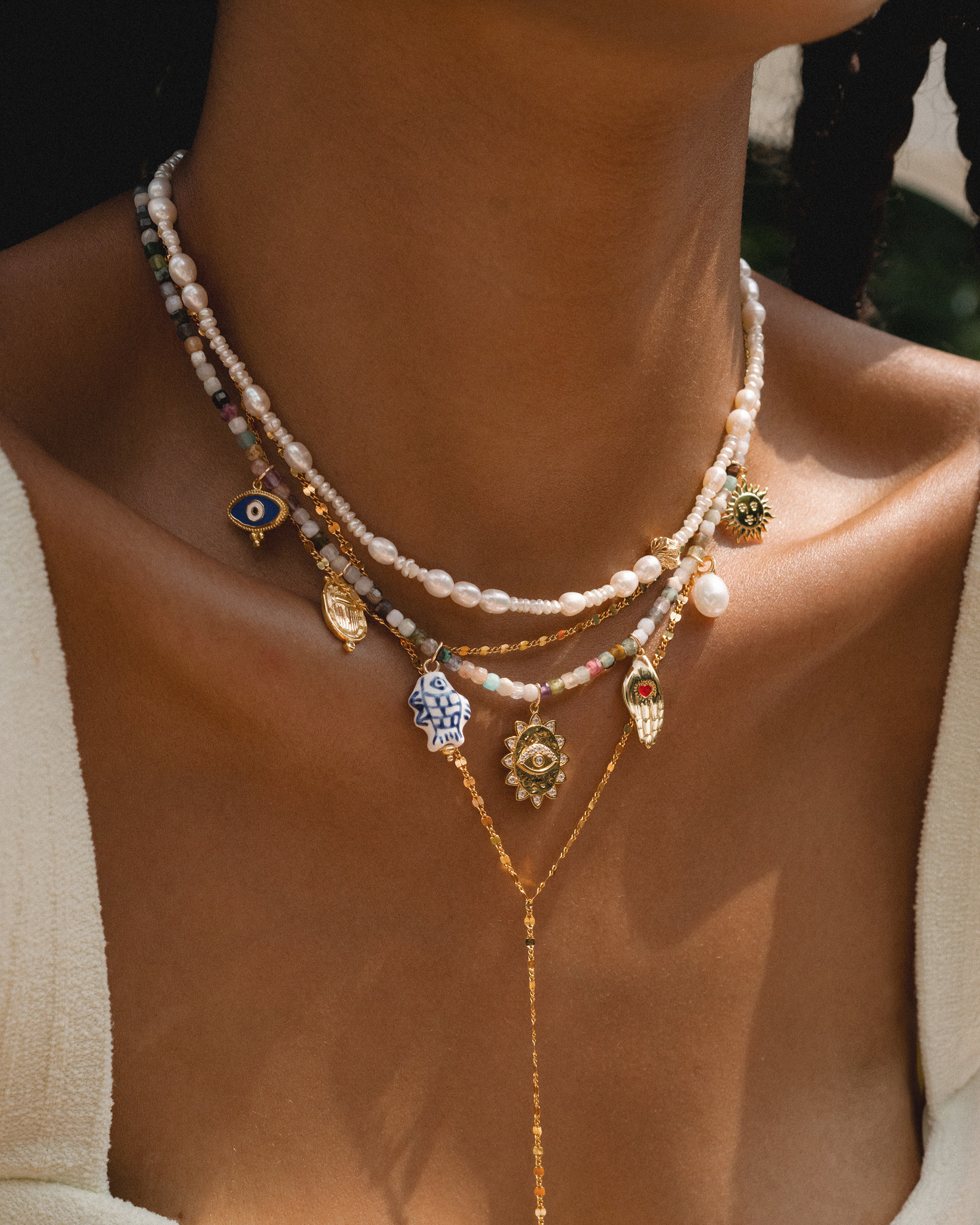 Tegan Pearl Necklace