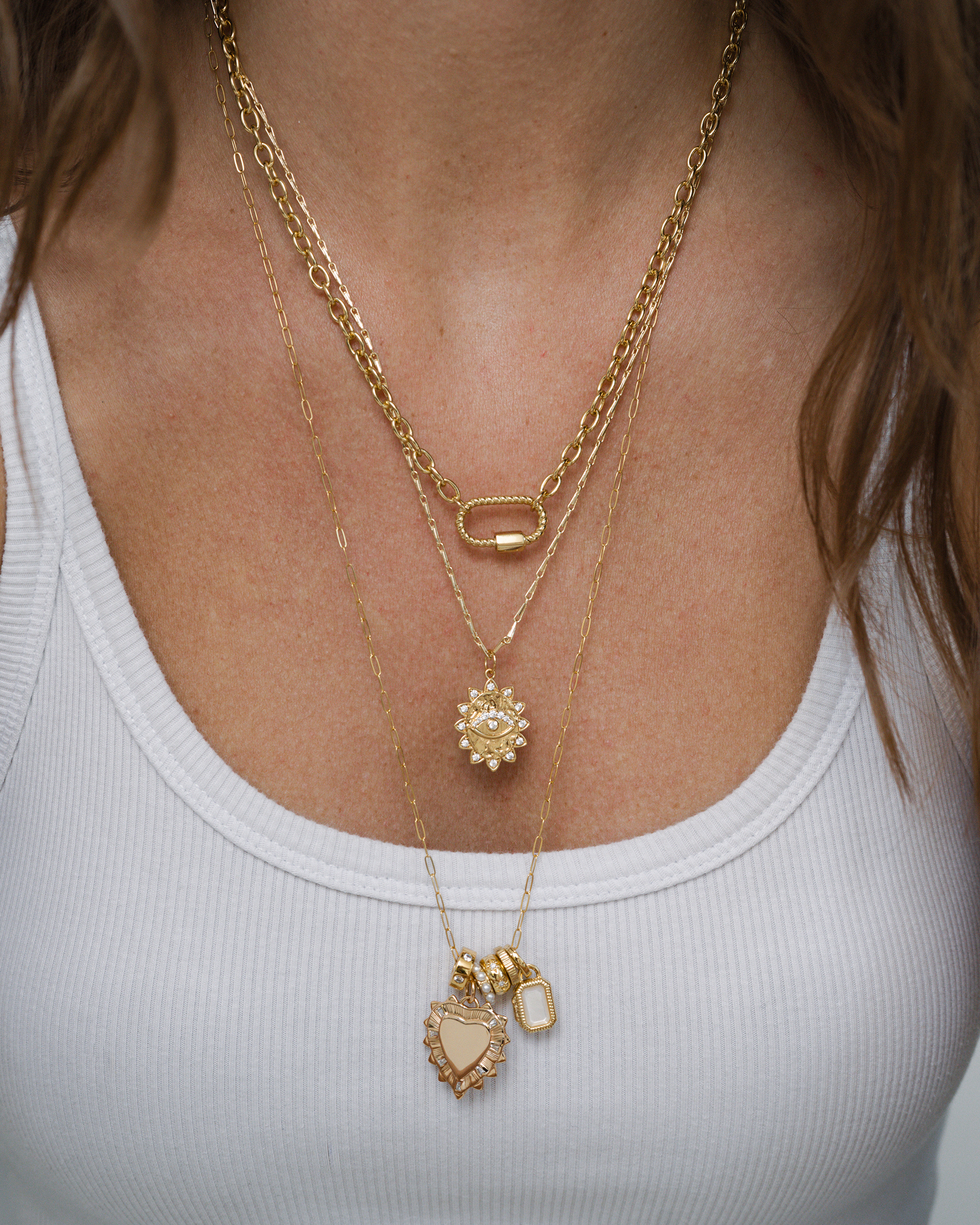 トップス Willow heart charm tops ivoly Lynn Engravable Heart Charm | Mod + Jo
