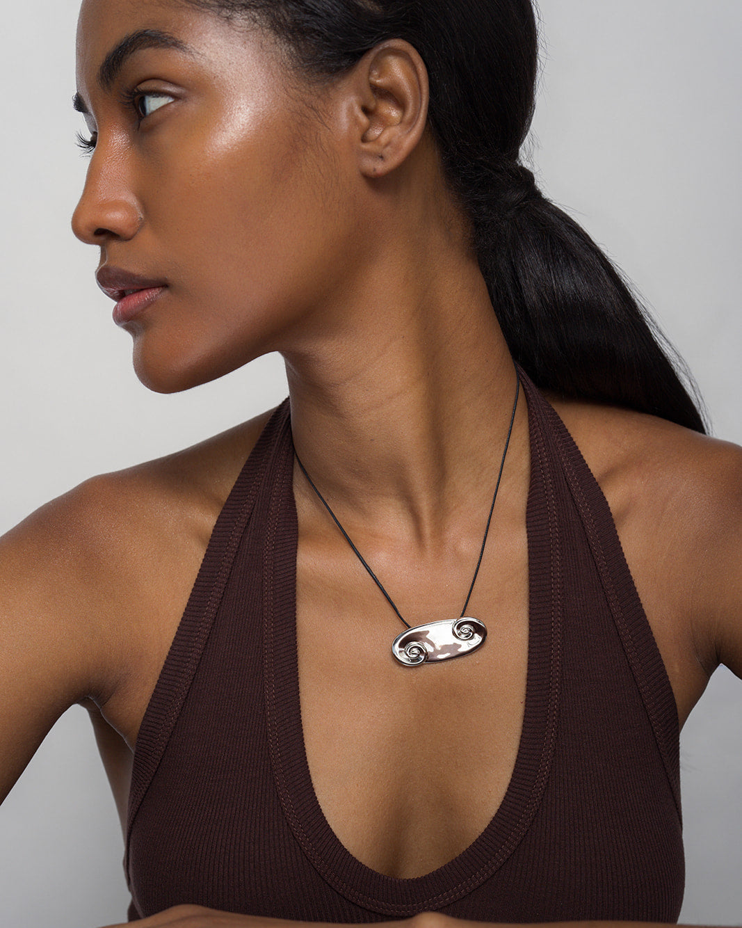 Suna Spiral Cord Necklace | Mod + Jo