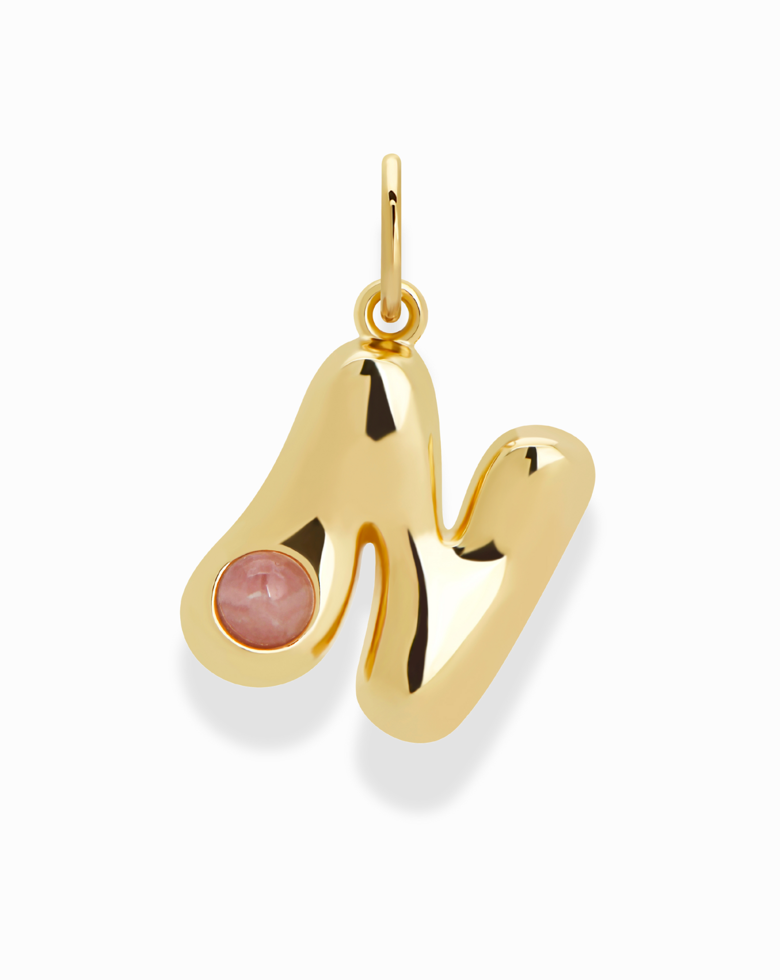 Thea Bubble Letter Charm
