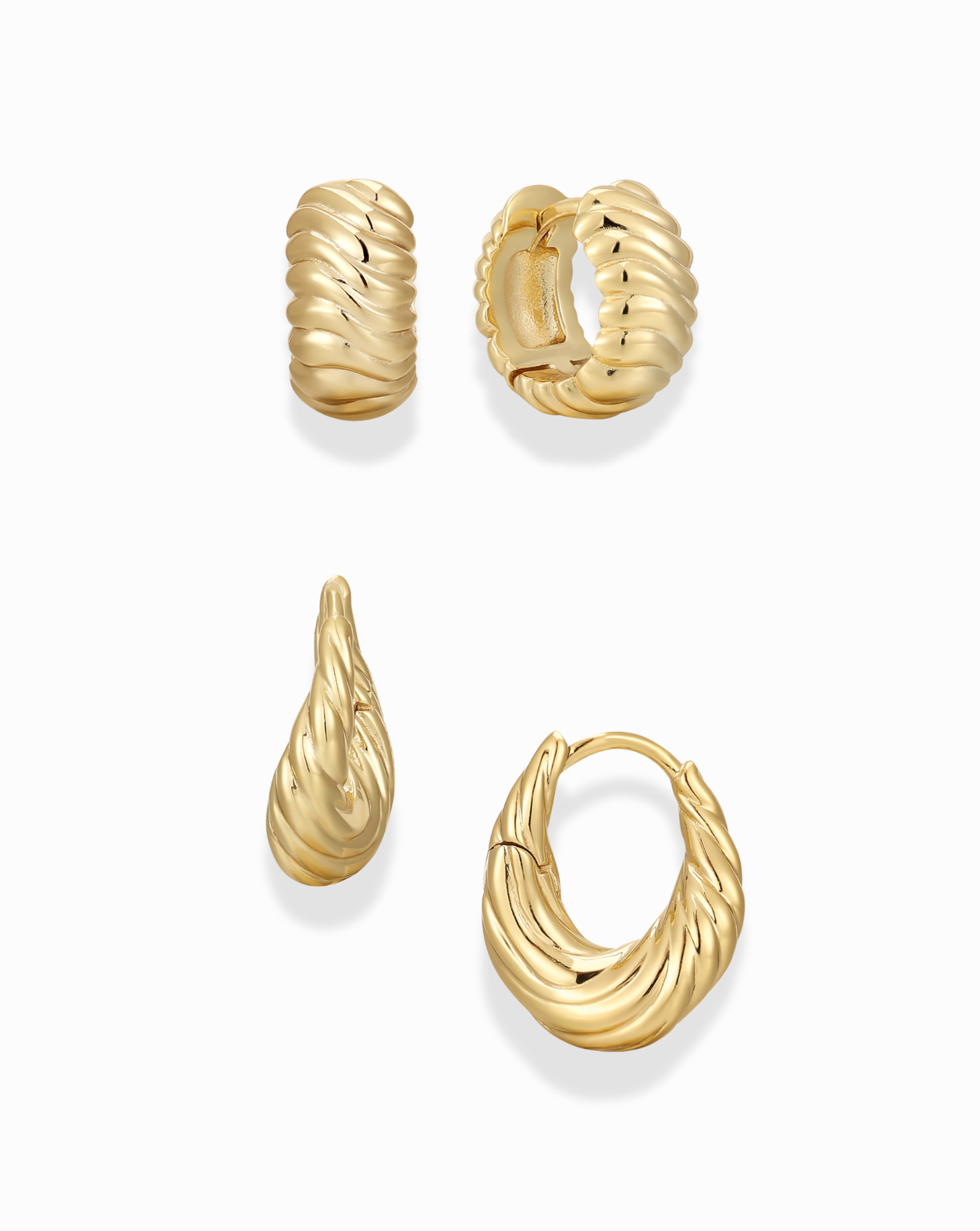 Rue + Adina Hoop Set