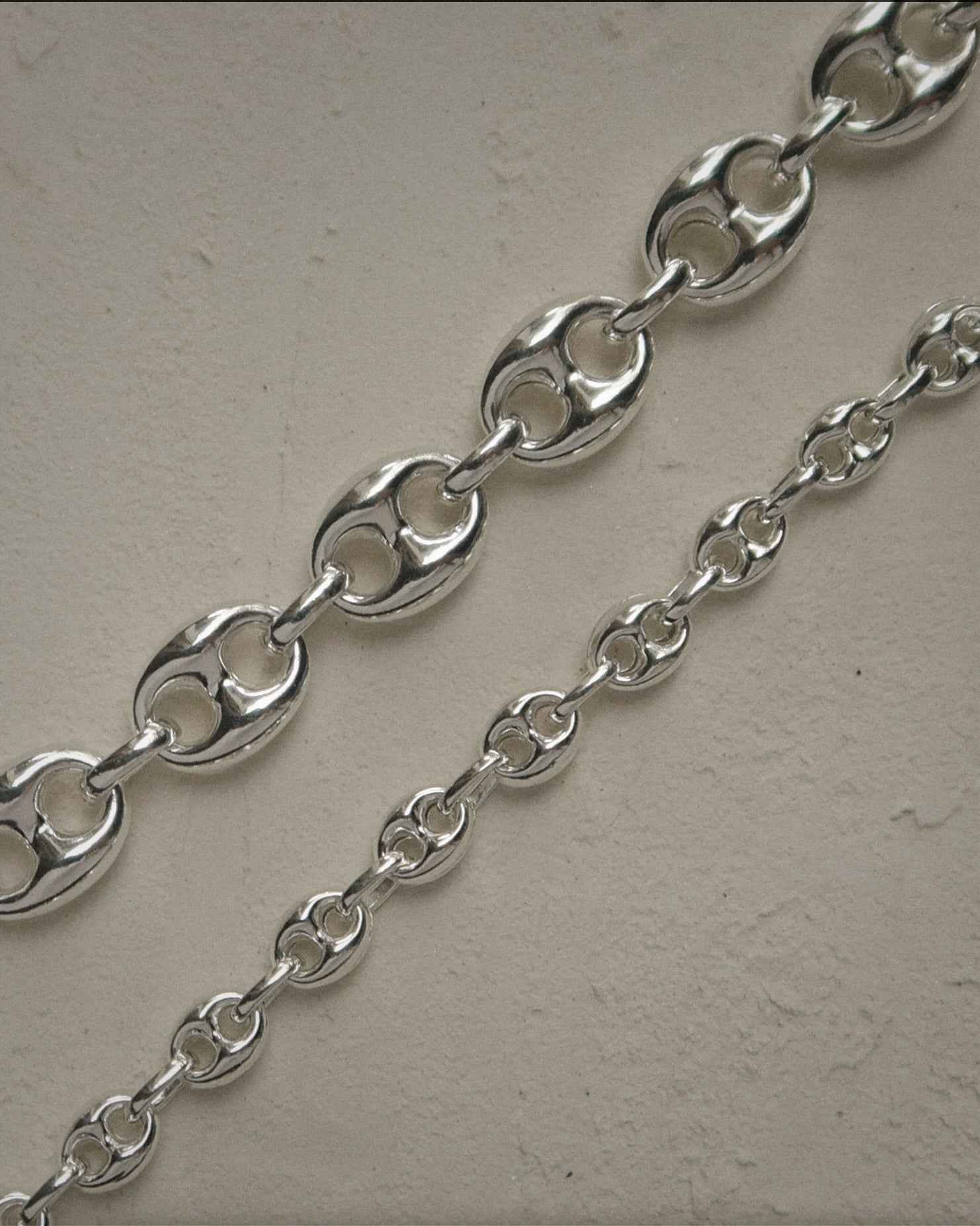 Petite Puffy Mariner Chain Necklace