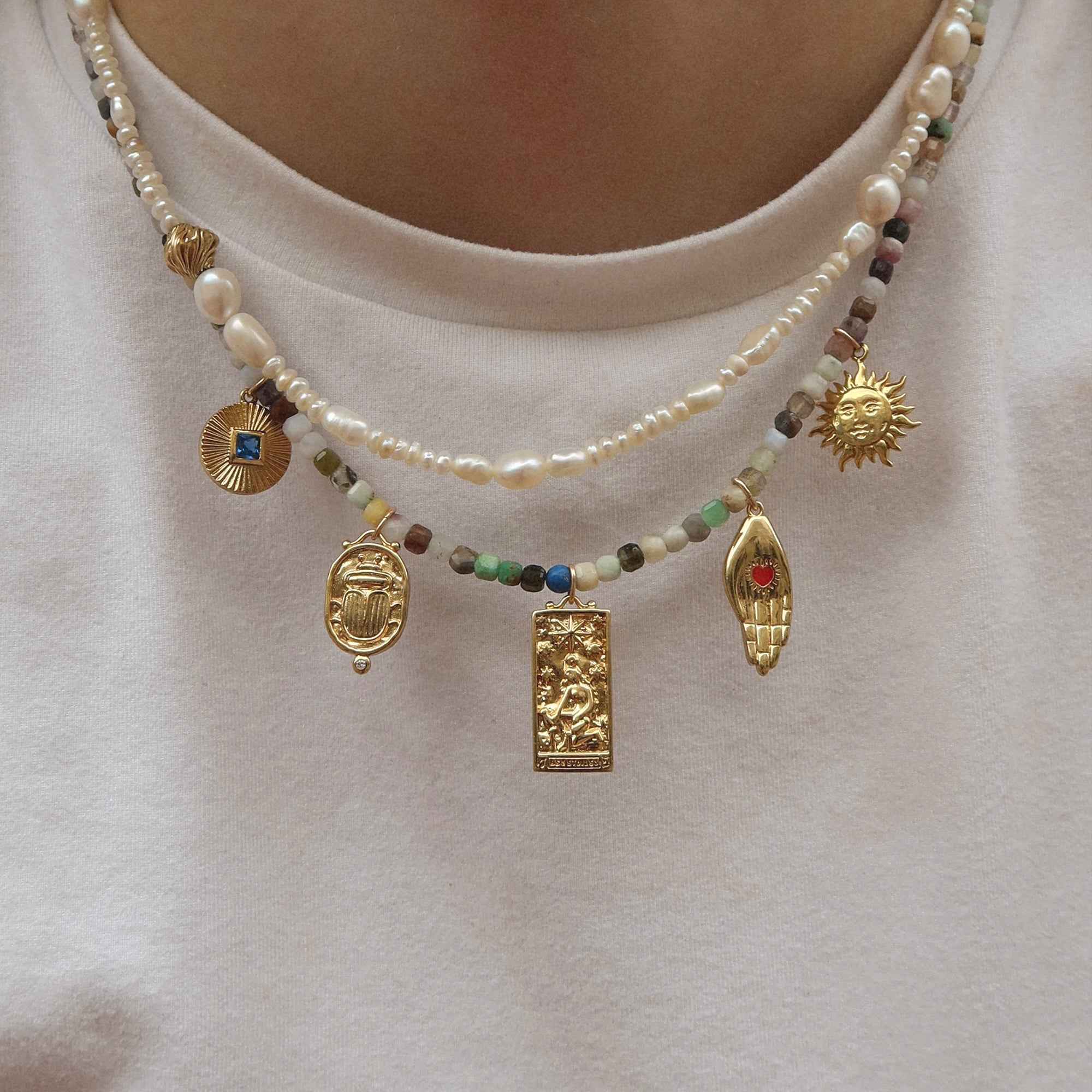 Kismet Memento Gemstone Necklace