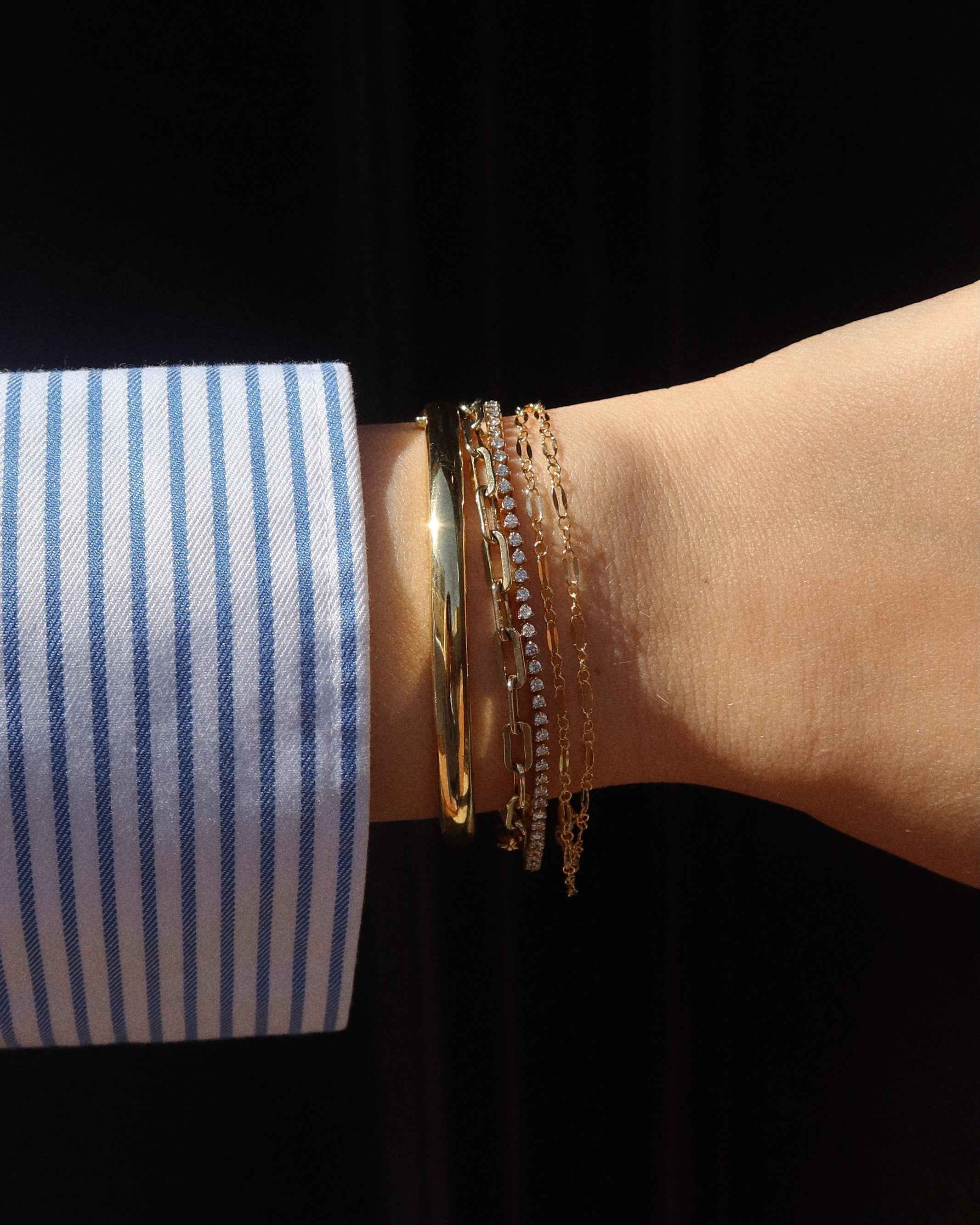 14k Lab Grown Diamond Tennis Bracelet