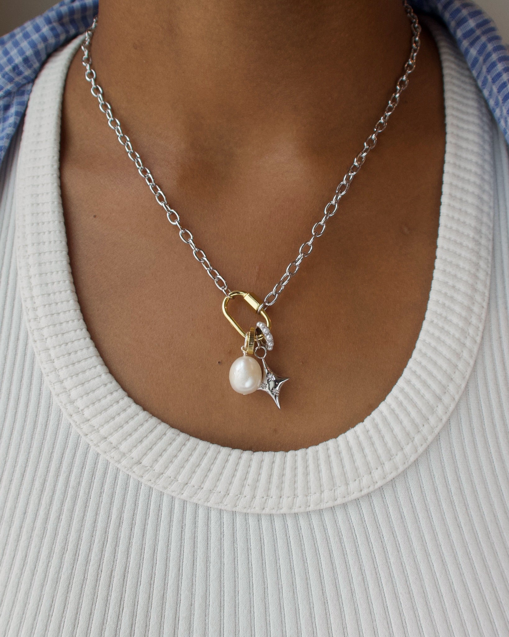 The Little Things Two-Tone Necklace Set
