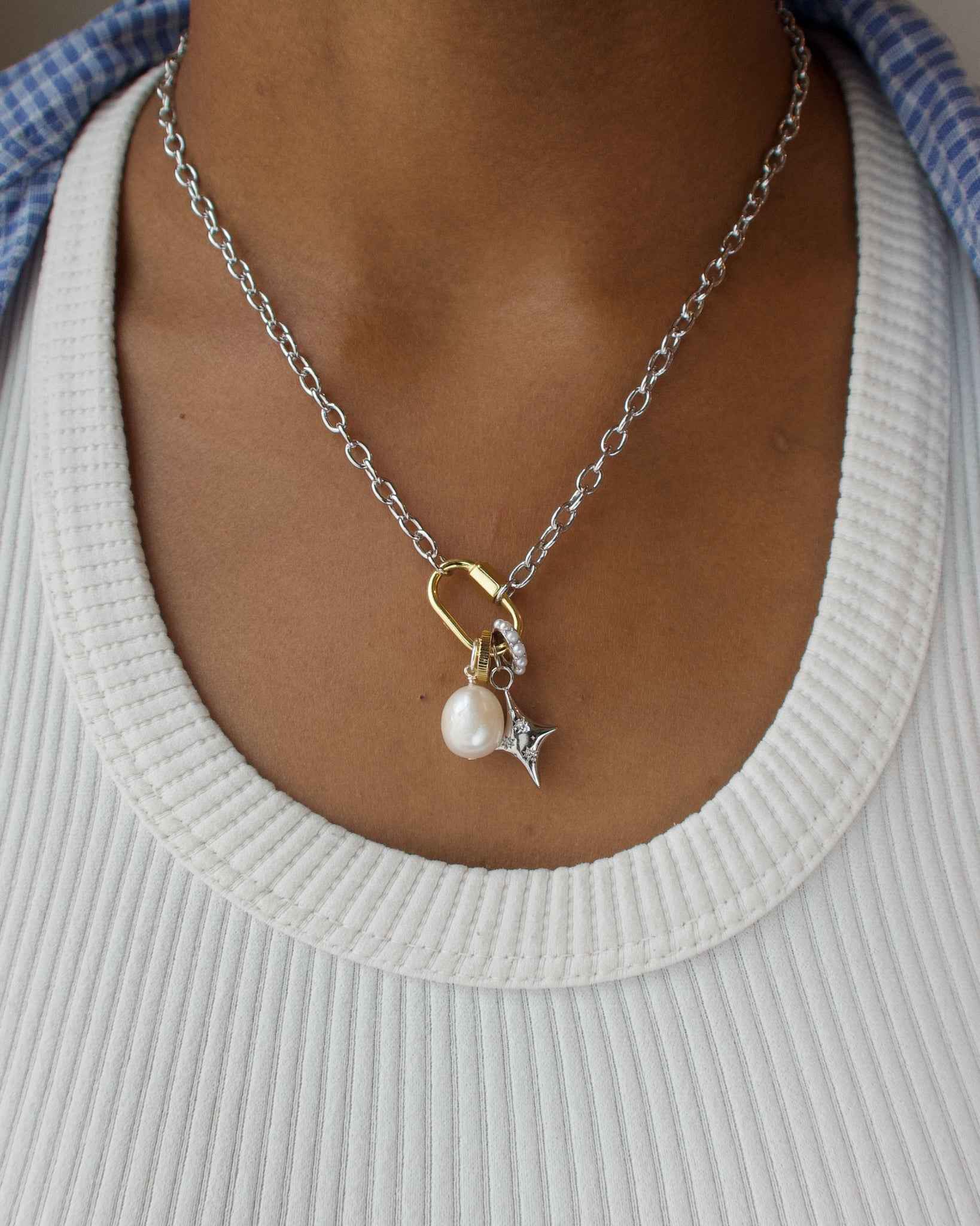 The Little Things Two-Tone Necklace Set