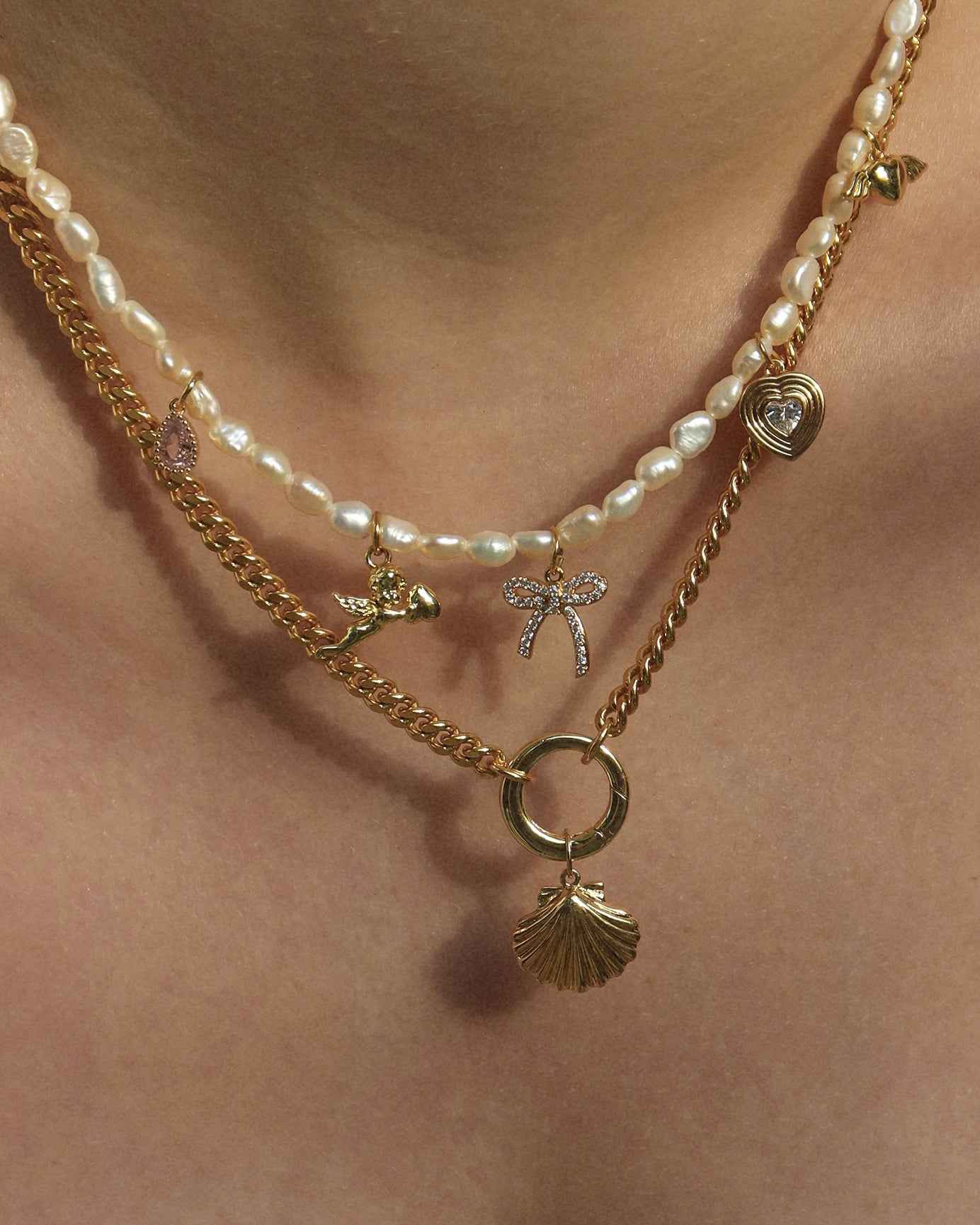 Carsyn Bezel Heart Charm