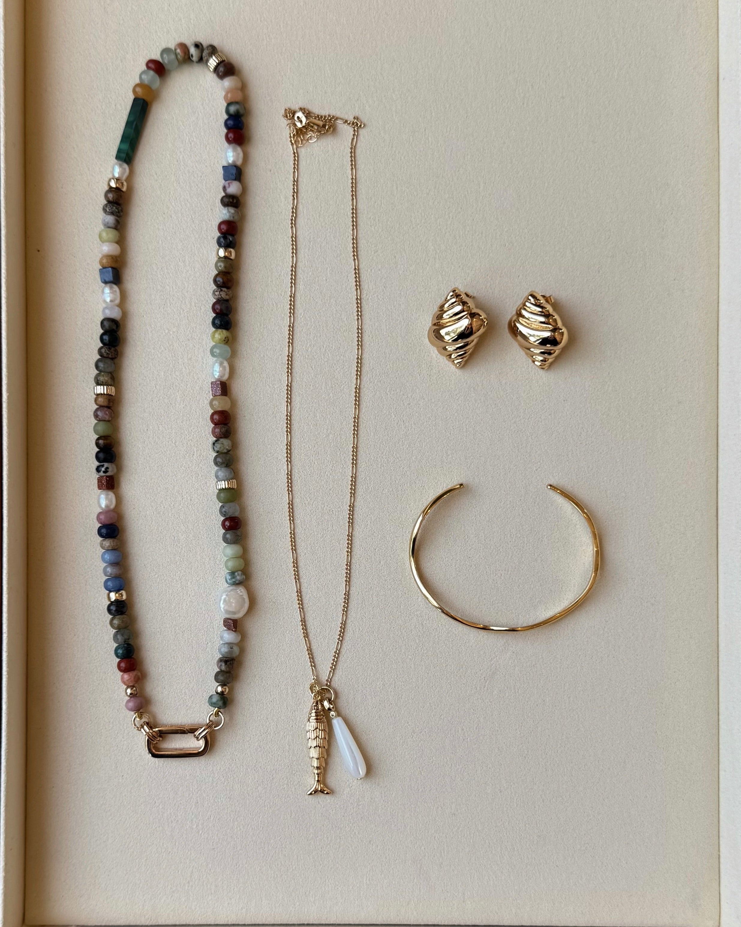 Andy Gemstone Necklace | Mod + Jo