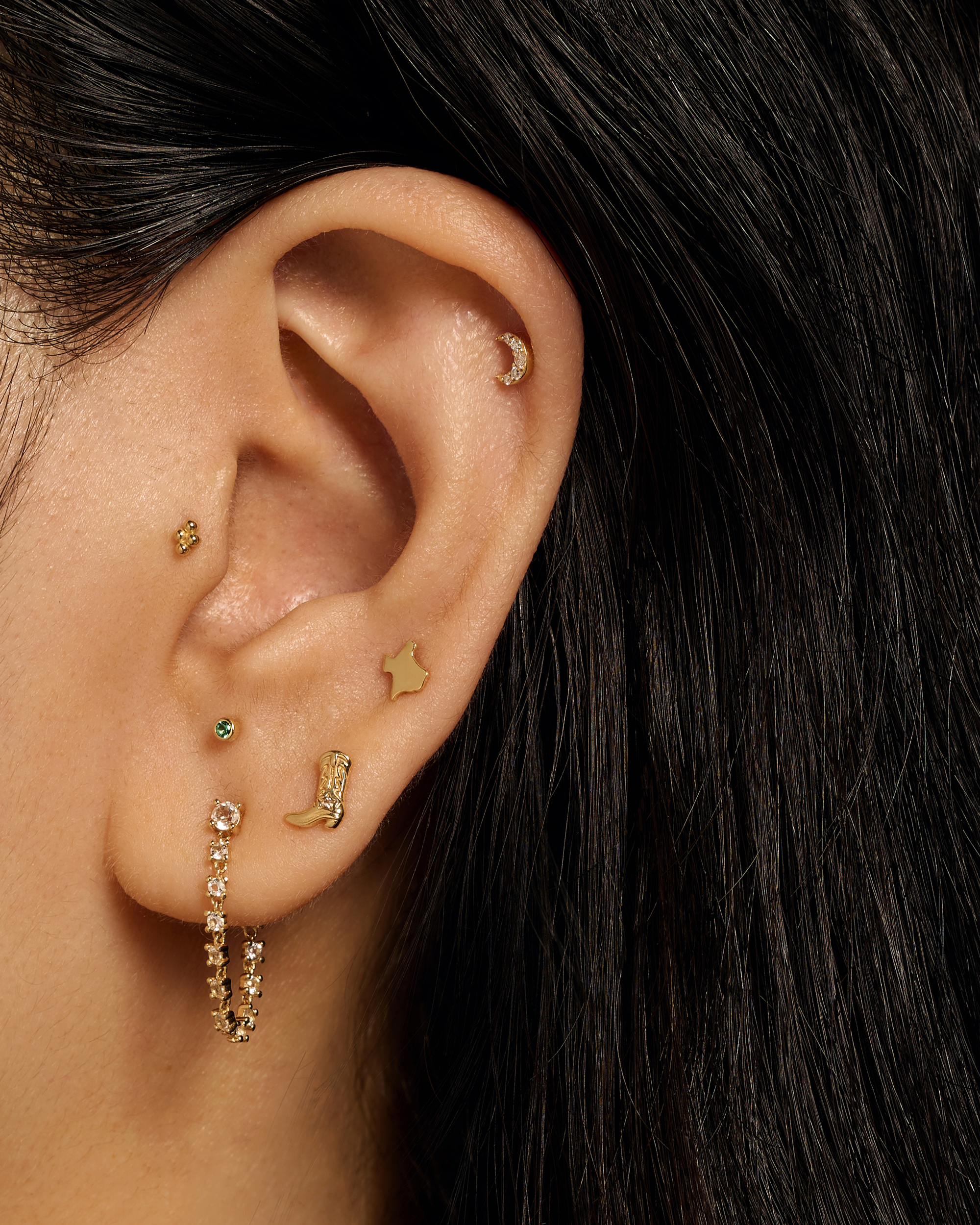 14k Cowboy Boot Stud