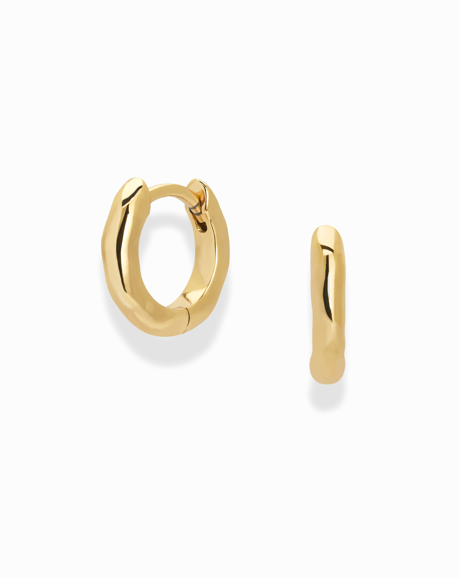 Calvin Textured Huggies - Mod + Jo - Jewelry built to last, advanced plating technology