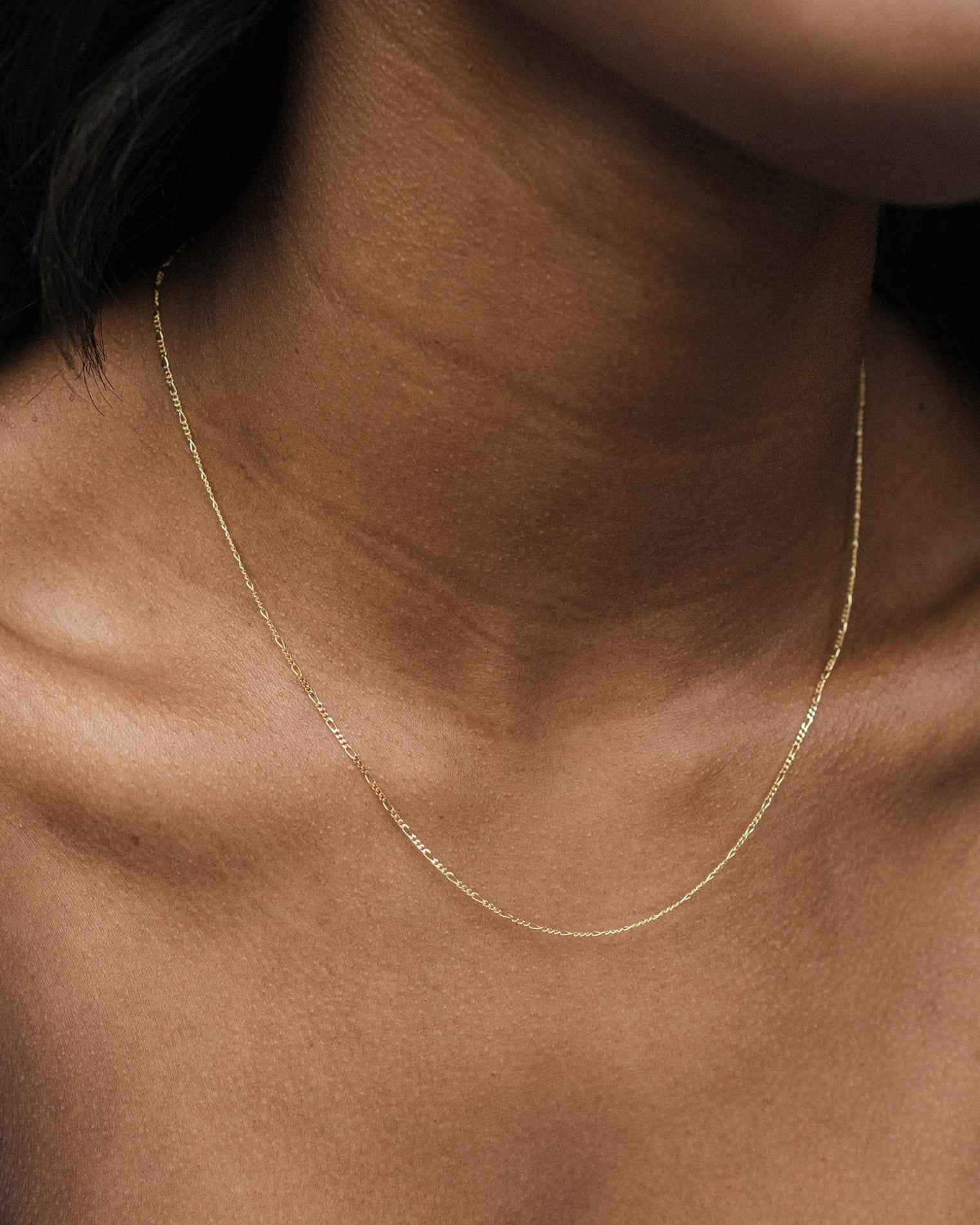 14k Collins Mini Figaro Necklace