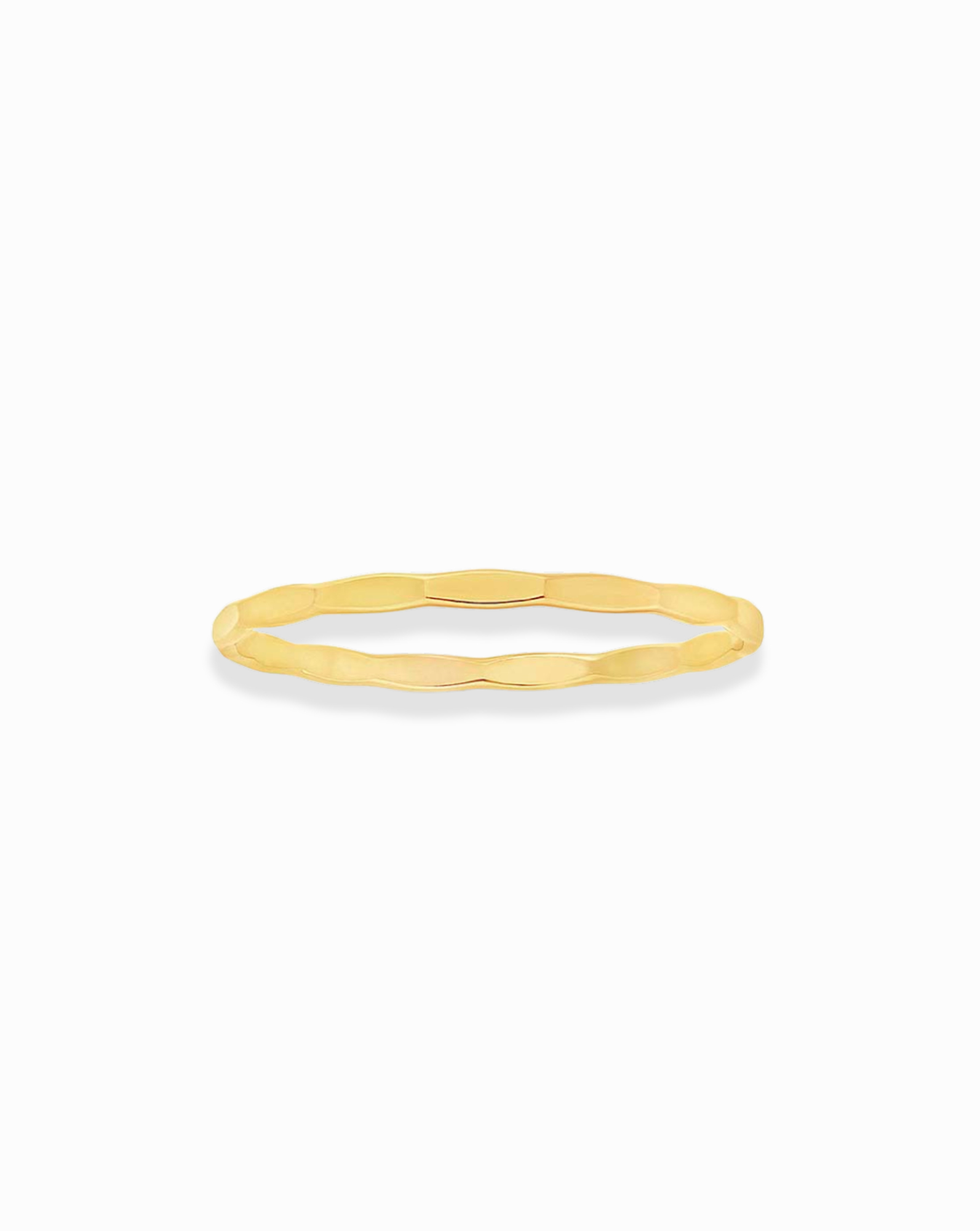 Hammered Stacking Ring - Mod + Jo - Jewelry built to last, advanced plating technology