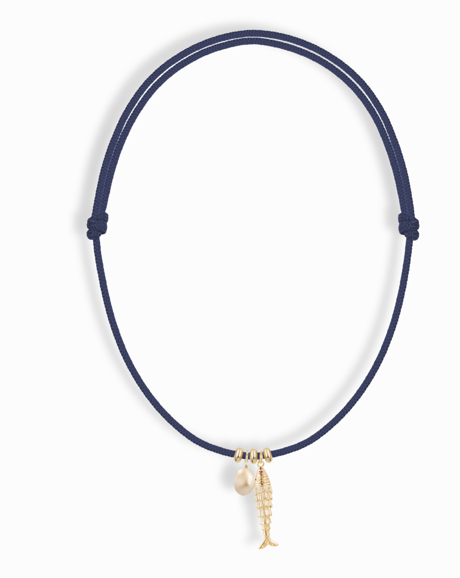 Hey Sailor Necklace Set in Navy
