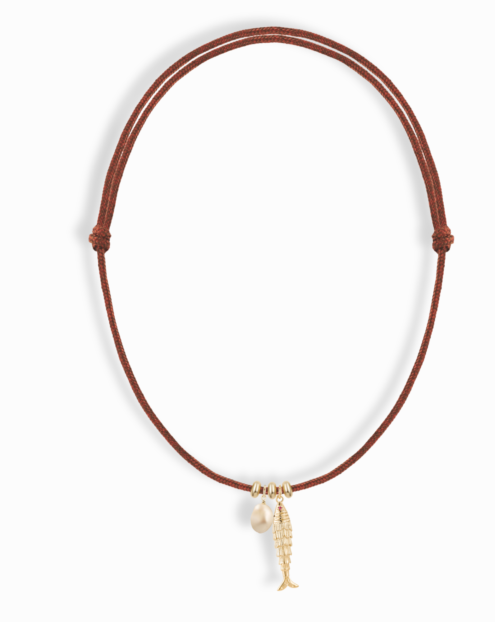 Hey Sailor Necklace Set in Rust