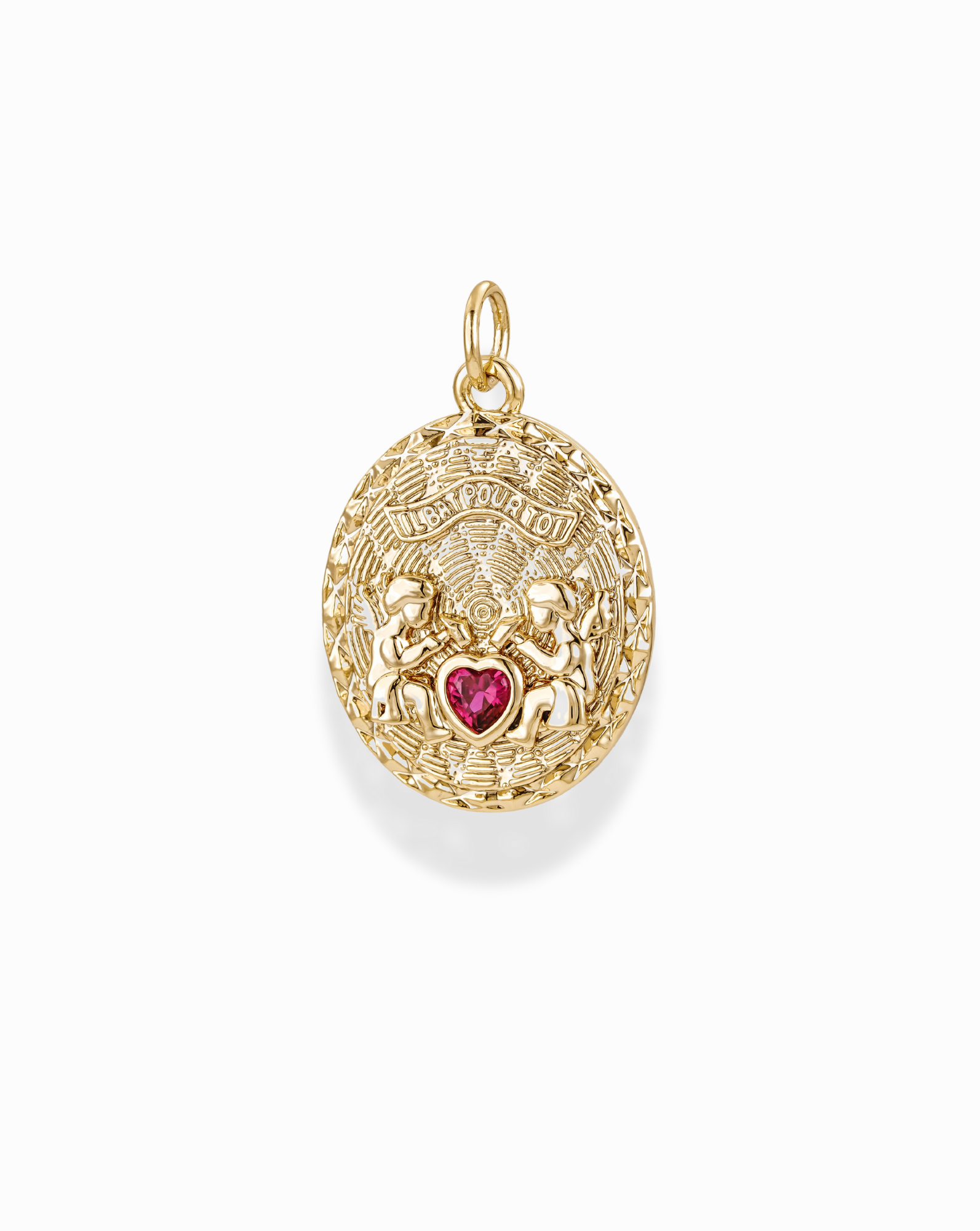Josephine French Love Charm - Mod + Jo - Jewelry built to last, advanced plating technology