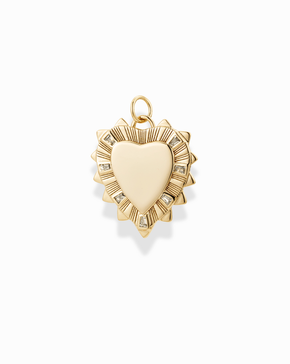 Lynn Engravable Heart Charm | Mod + Jo