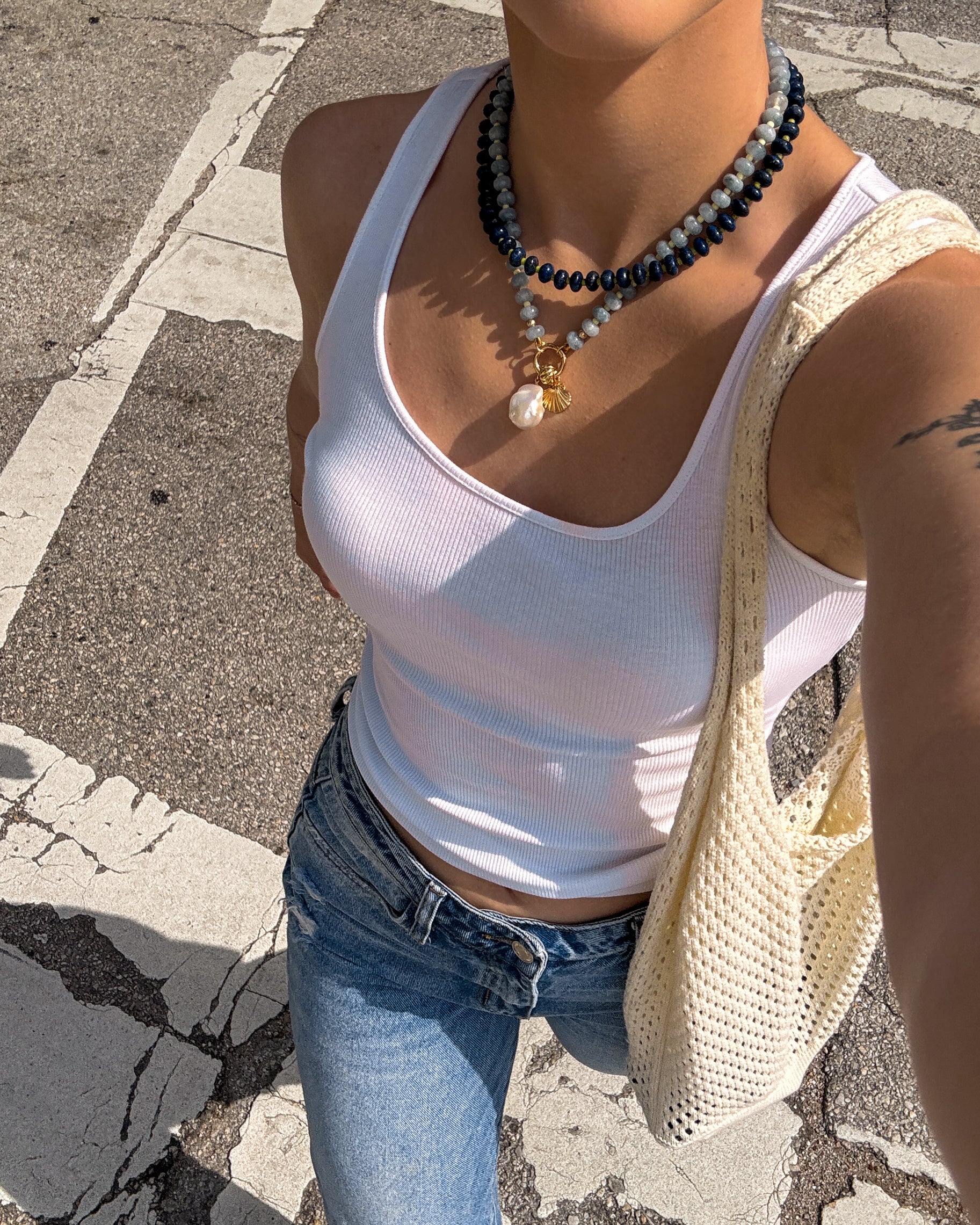 Macey Gemstone Necklace | Mod + Jo