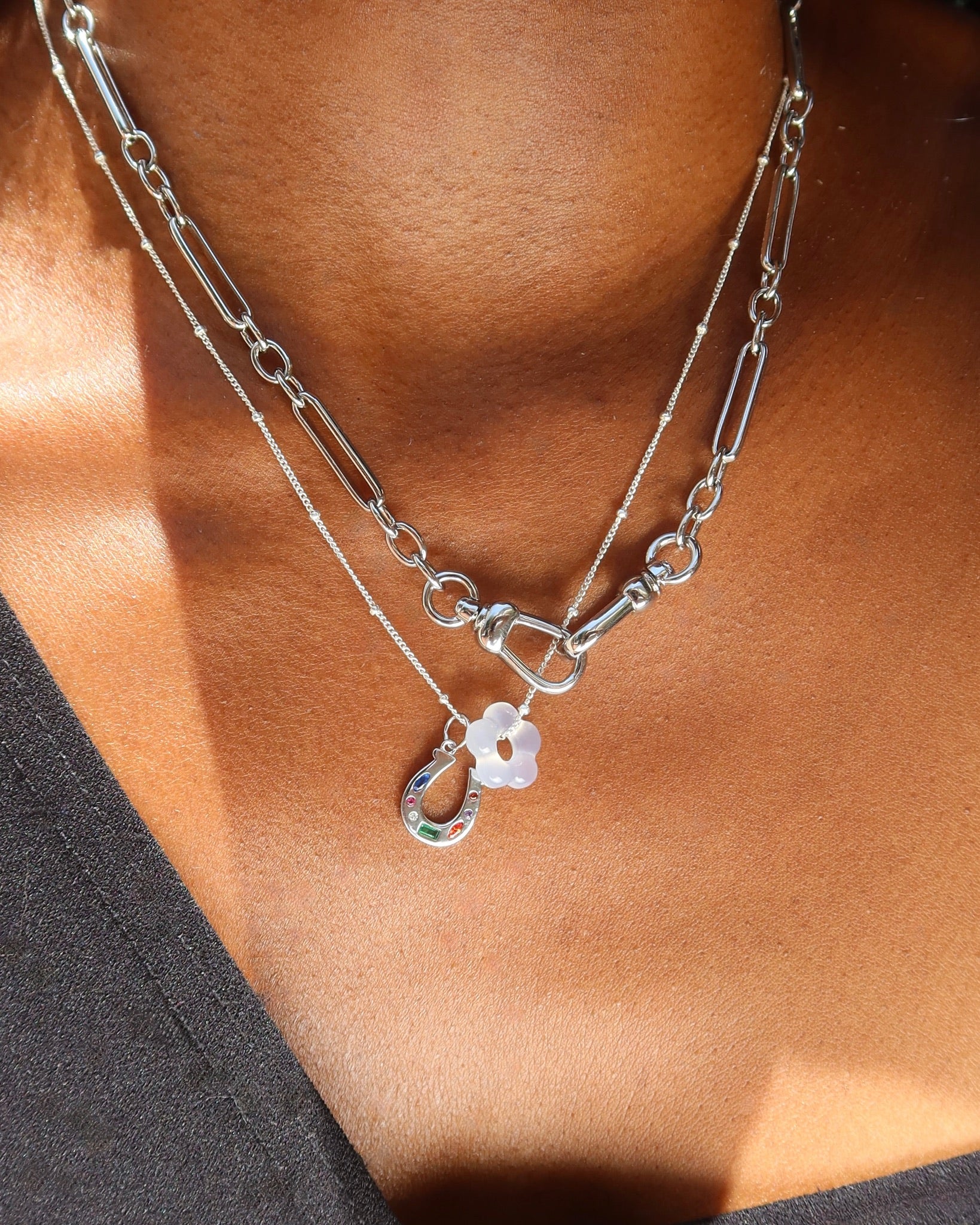 Juno Flower Gemstone Spacer