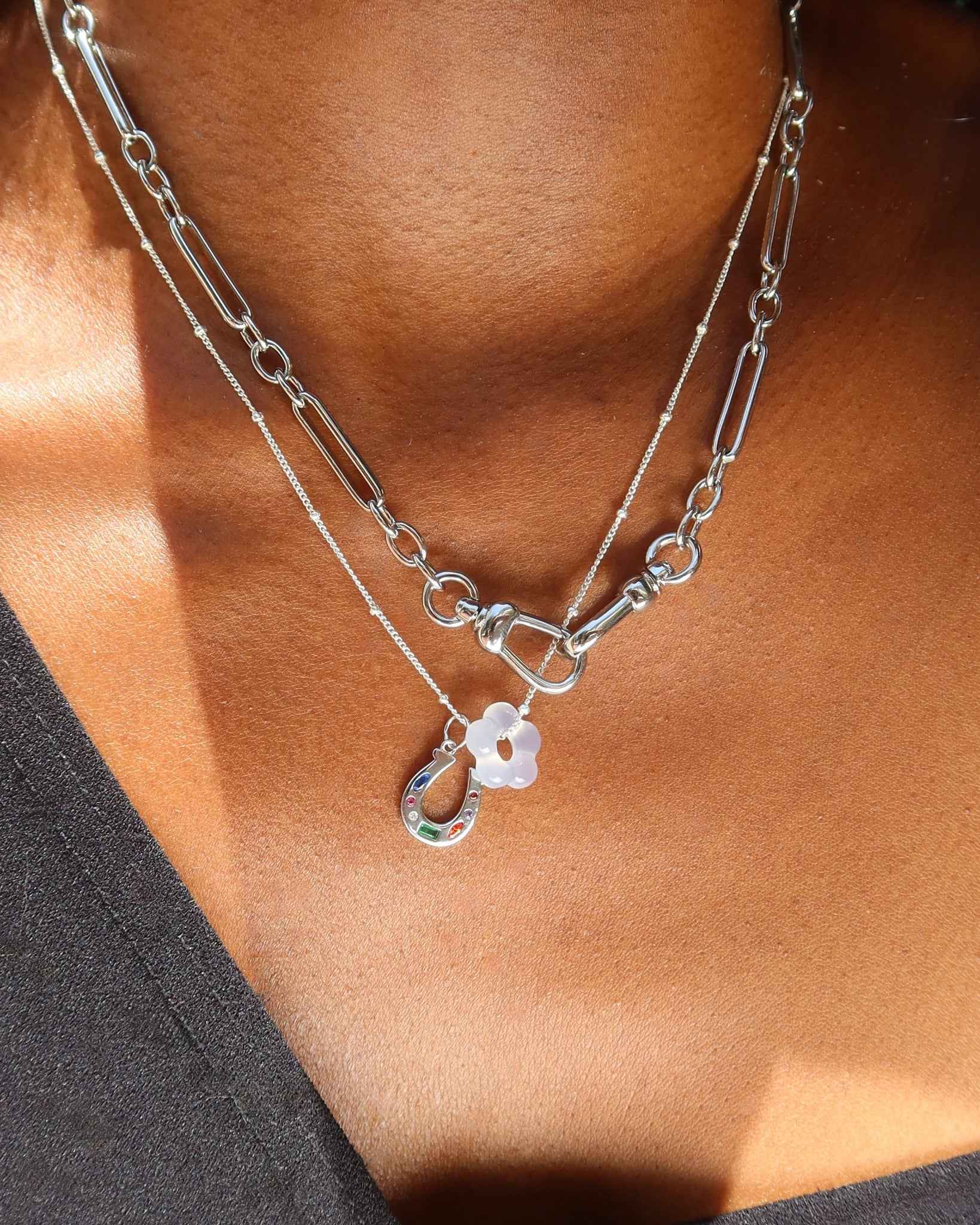 Juno Flower Gemstone Spacer