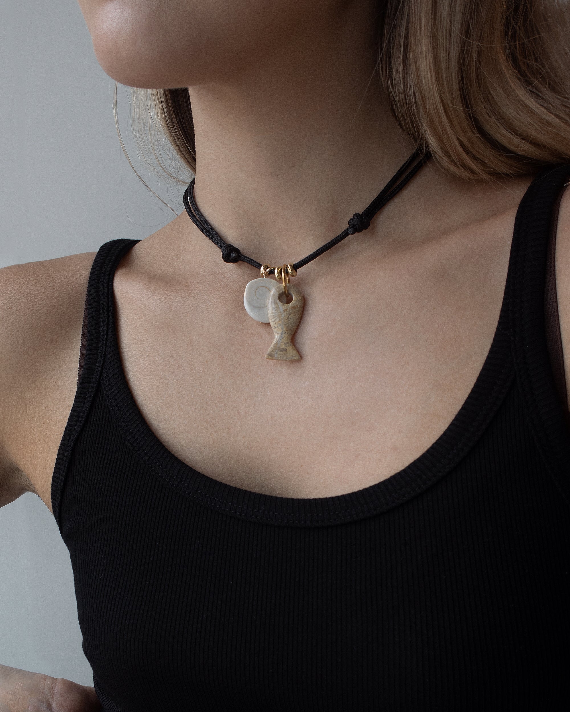 Asher Gemstone Fish Charm