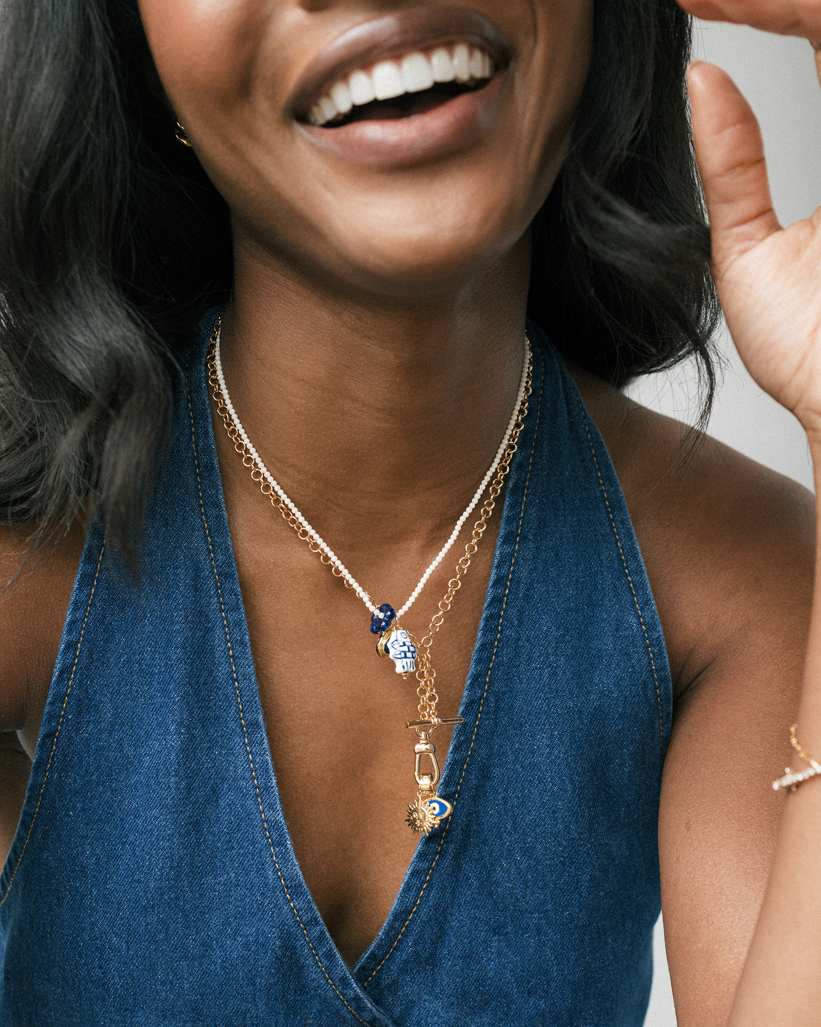 Mediterranean Summer Charm Necklace Set - Mod + Jo - Jewelry built to last, advanced plating technology