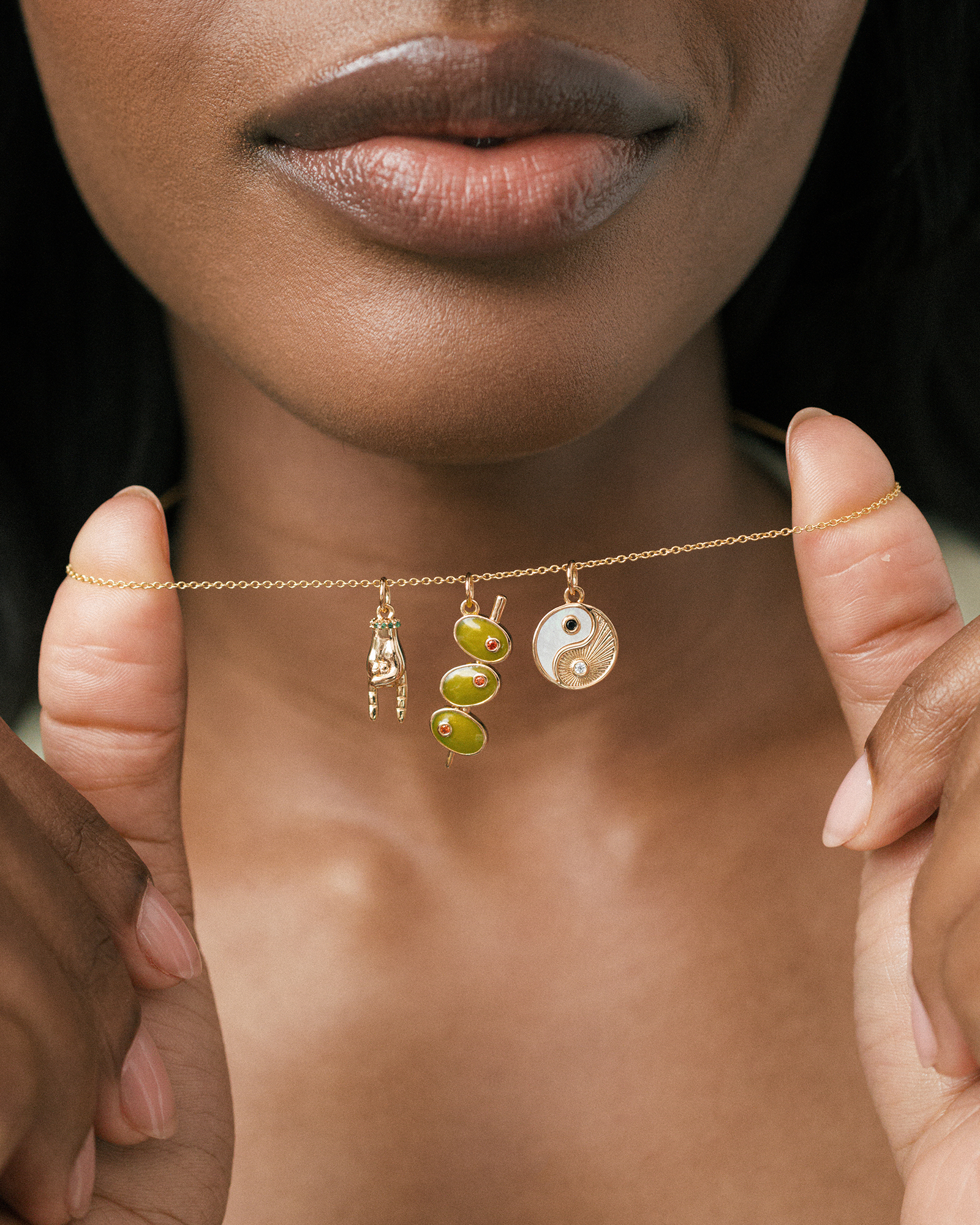 Capri Olives Charm - Mod + Jo - Jewelry built to last, advanced plating technology