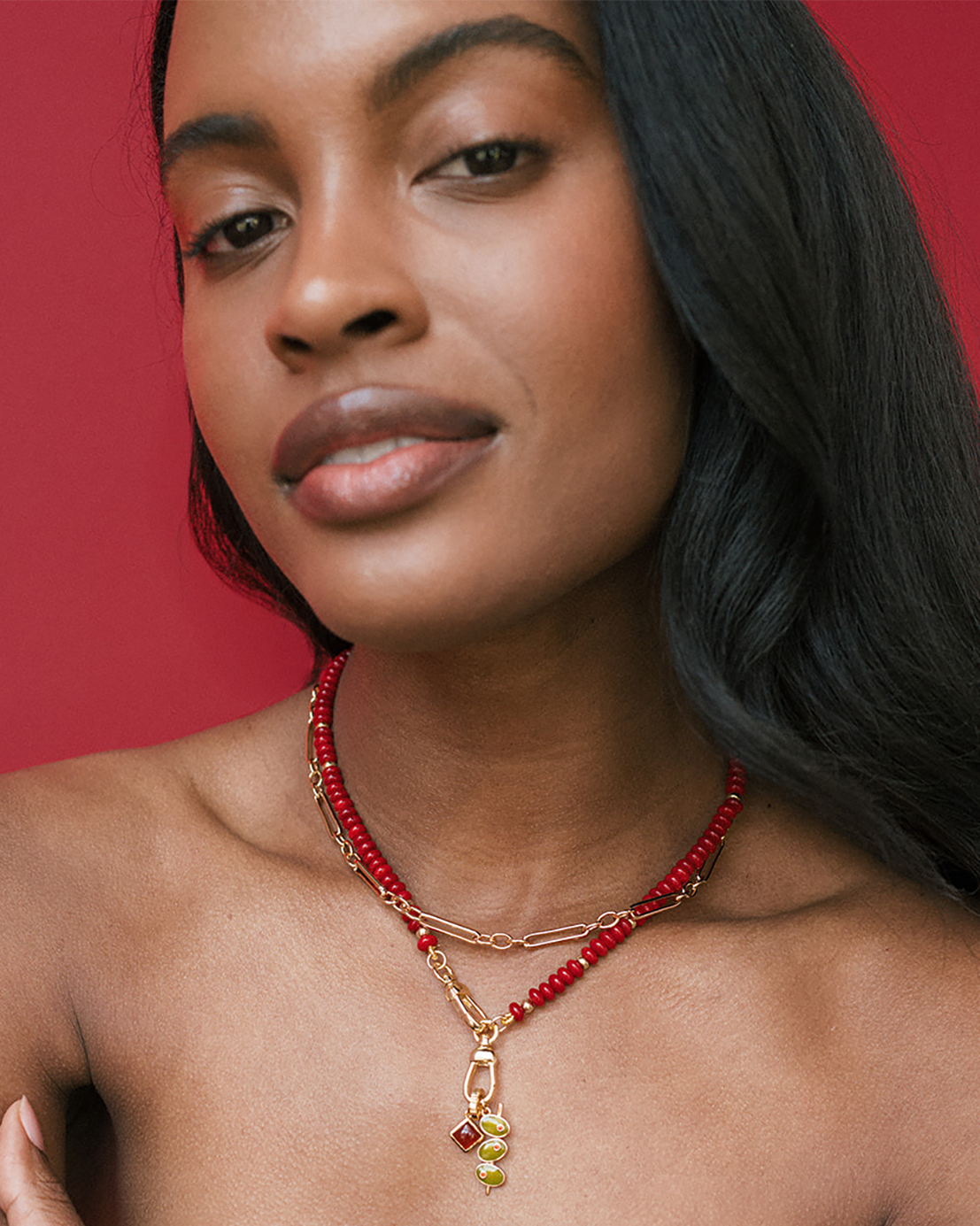 Sahara Charm Necklace Set