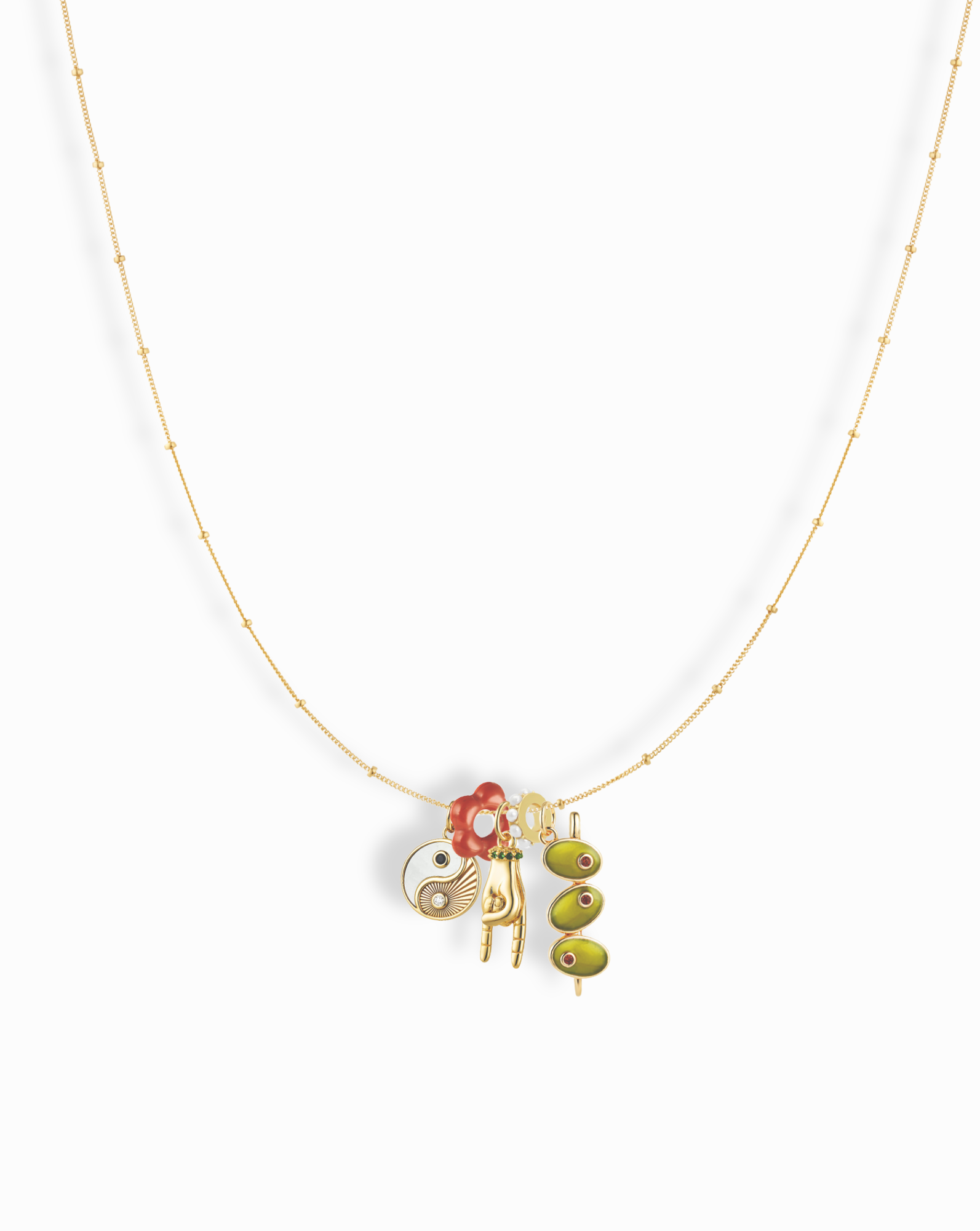 Out of Office Charm Necklace Set - Mod + Jo - Jewelry built to last, advanced plating technology