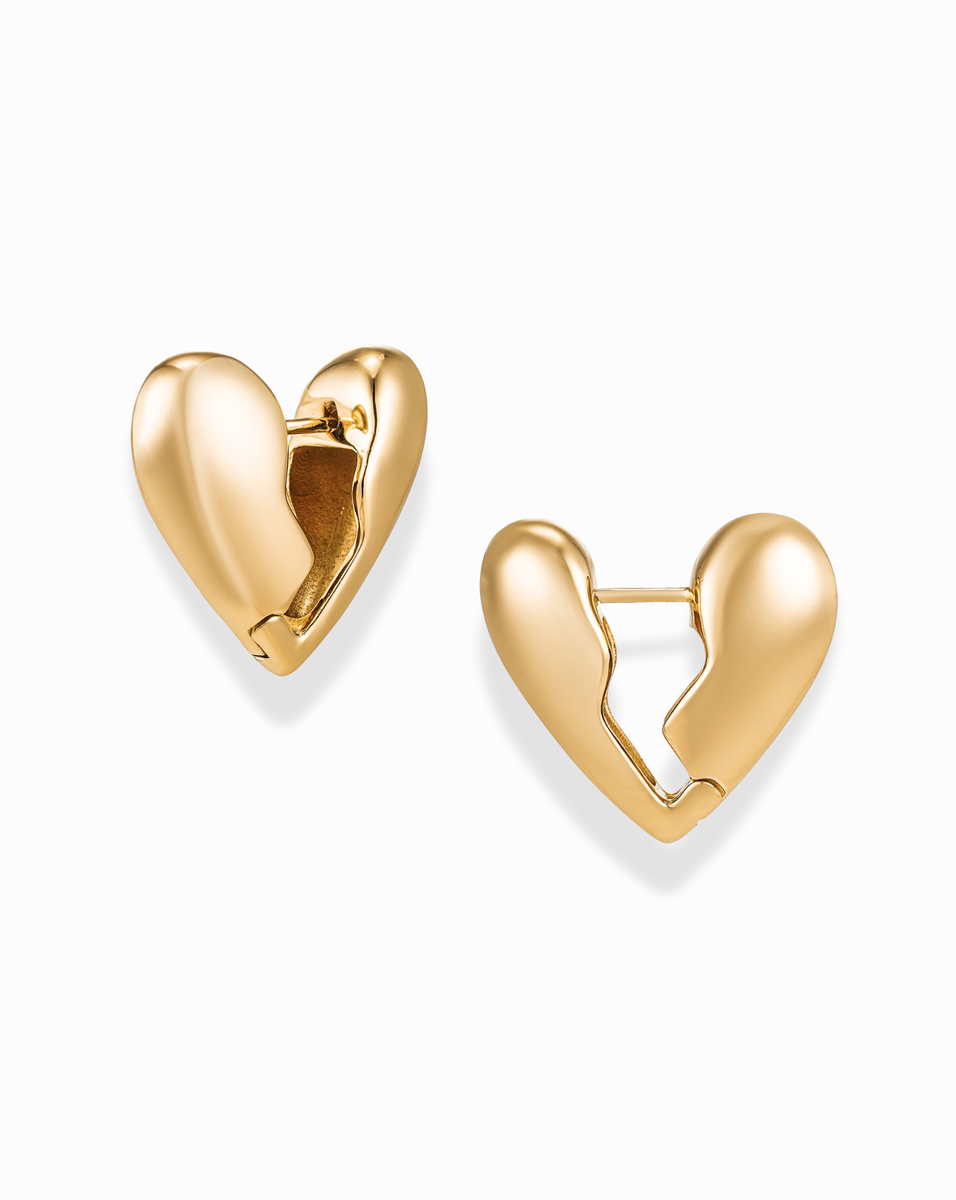 Puffy Broken Heart Hoops Mod Jo