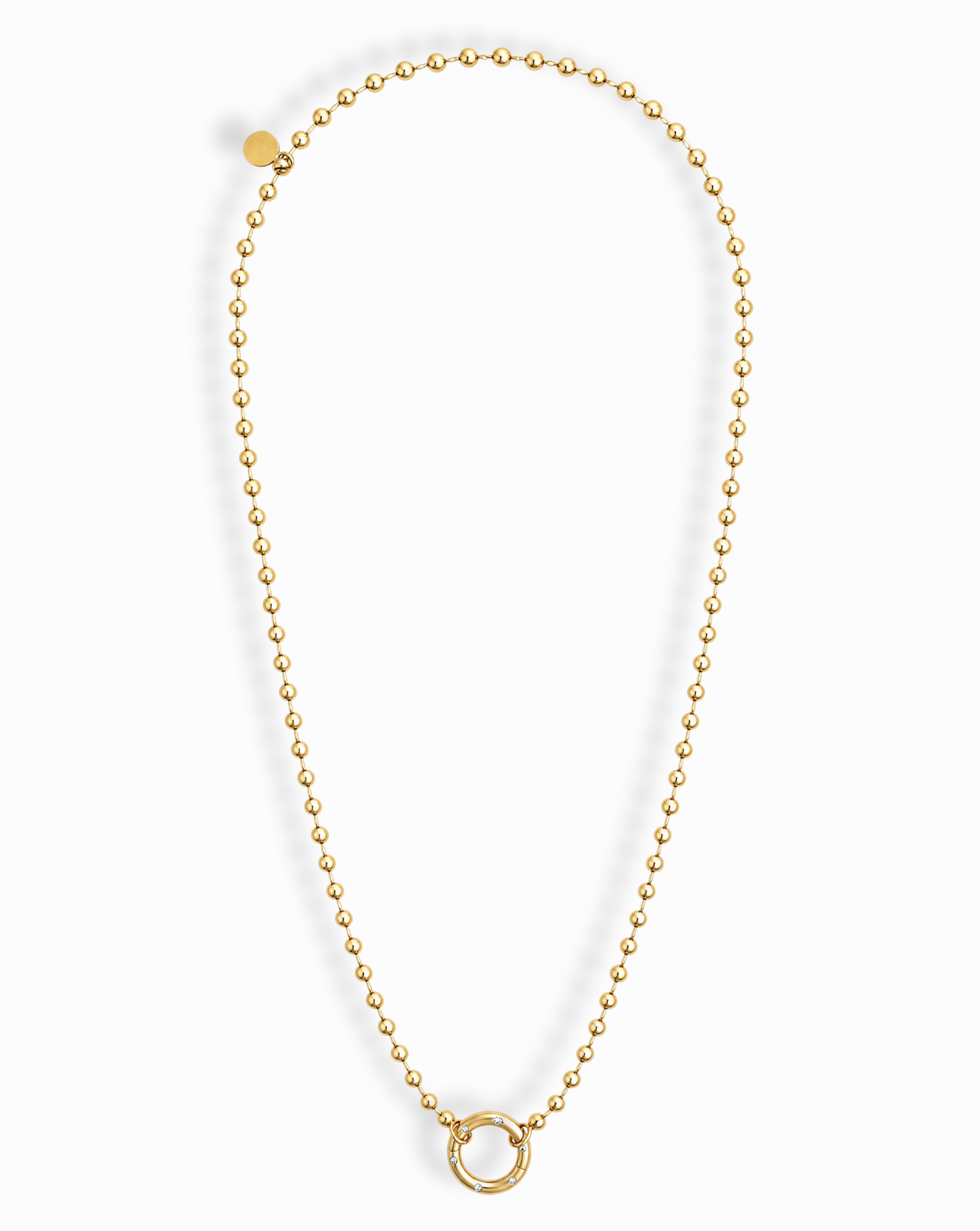 Soren Ball Charm Clip Necklace | Mod + Jo