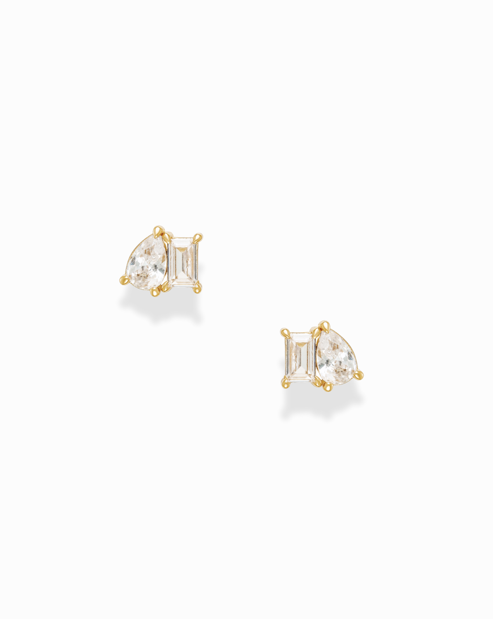 Toi et Moi Studs - Mod + Jo - Jewelry built to last, advanced plating technology